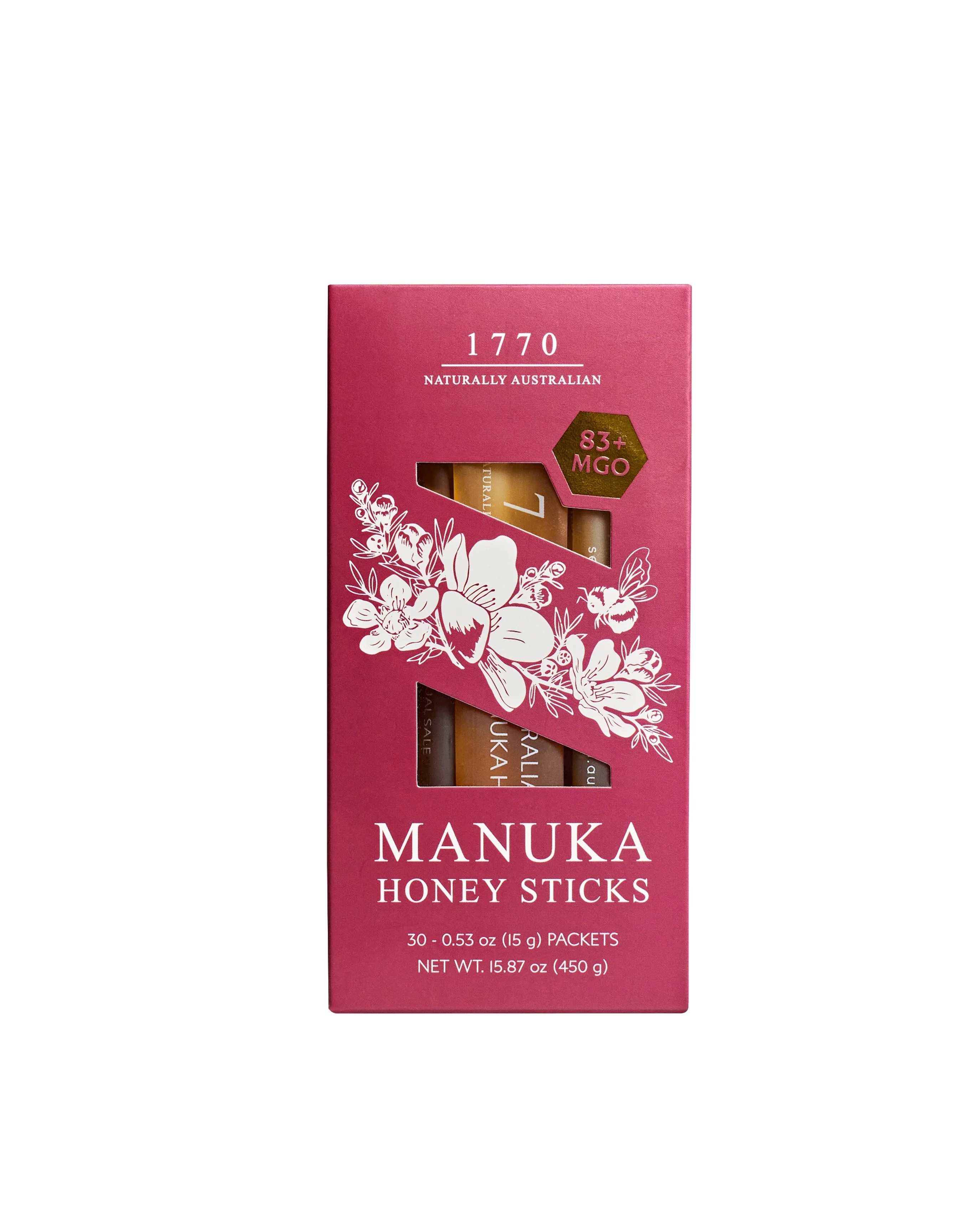 1770 Manuka Honey 83+mgo Box 450g