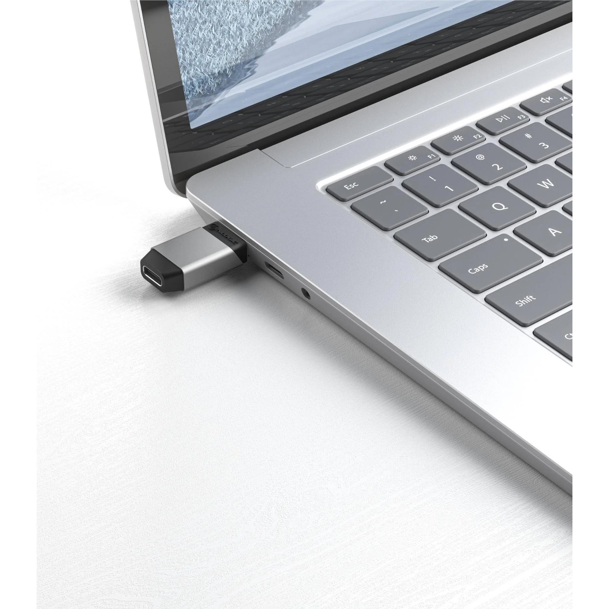 ALOGIC Ultra Mini USB-A to USB-C Adapter (Space Grey) - Image 2