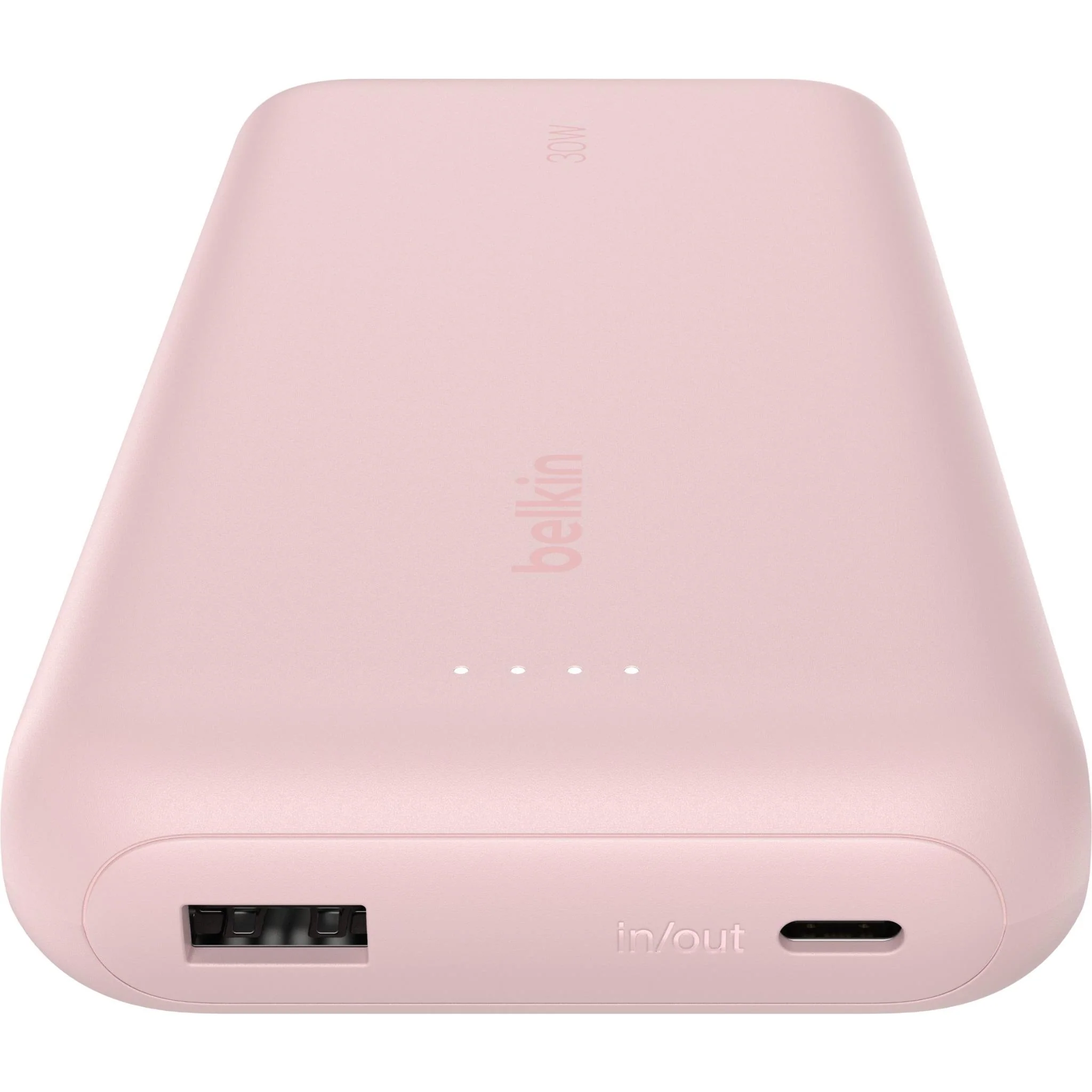 Belkin BoostCharge Power Bank 20K with Integrated Cable (Pink) - Image 5