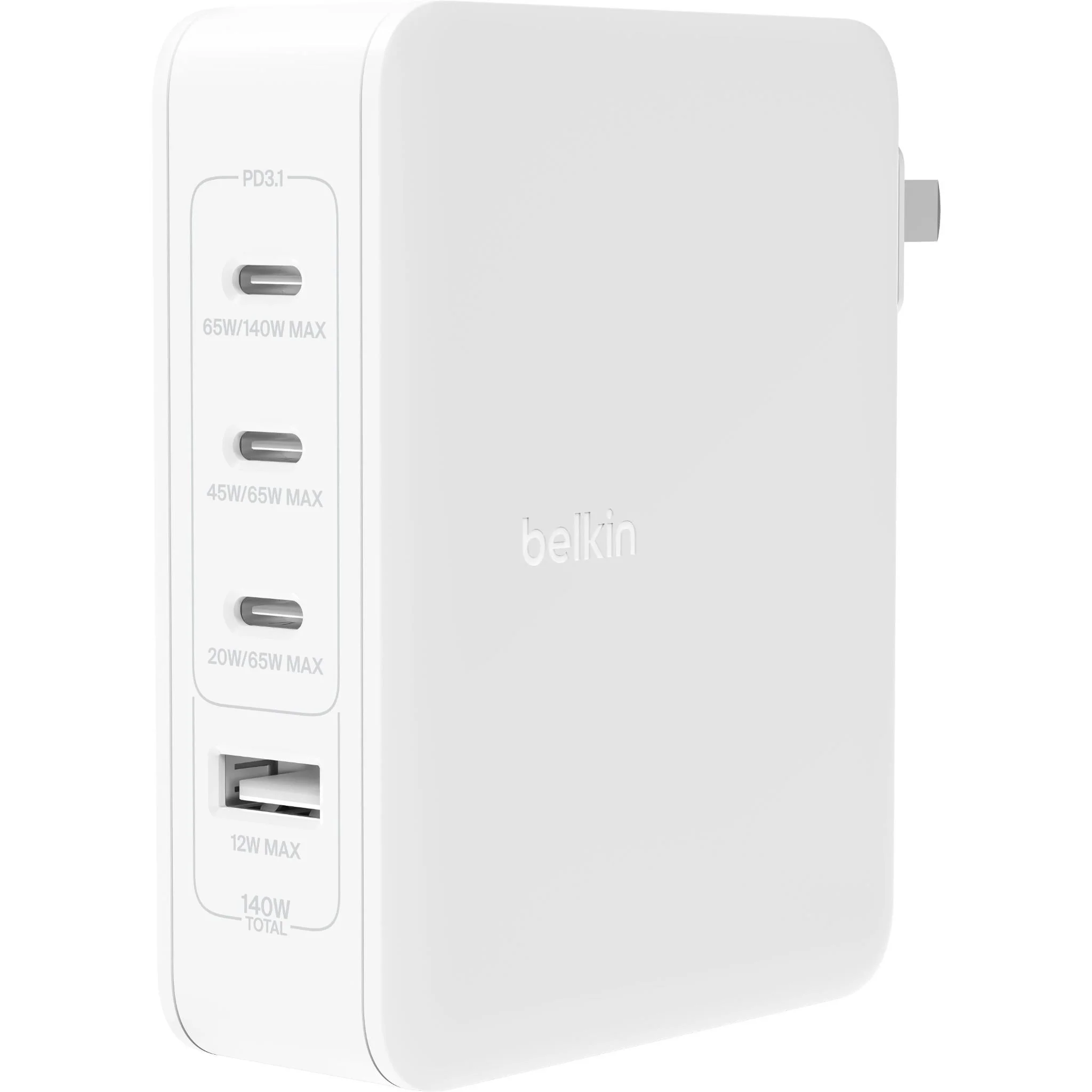 Belkin BoostCharge Pro 4-Port GaN 140W Wall Charger - Image 2