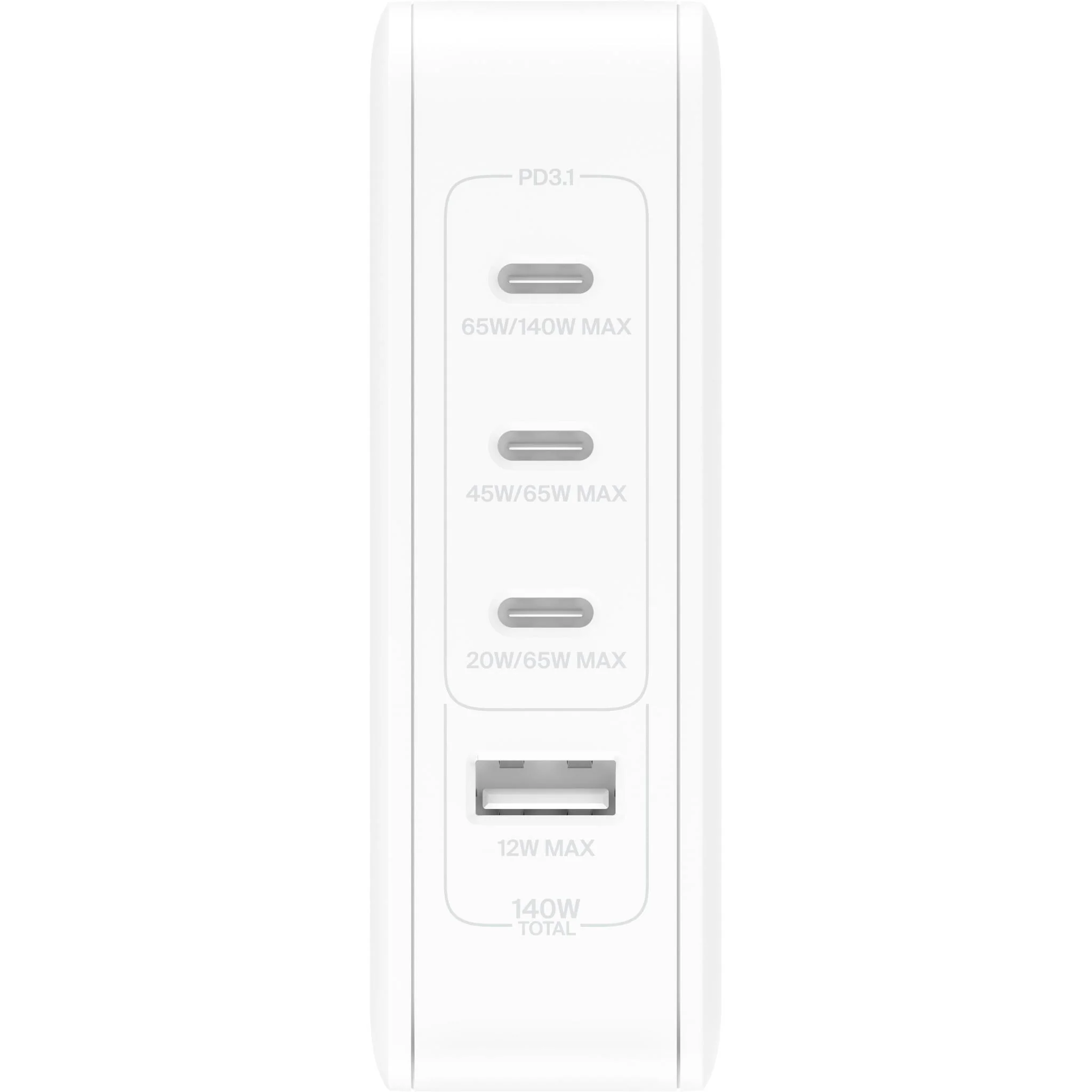 Belkin BoostCharge Pro 4-Port GaN 140W Wall Charger - Image 3
