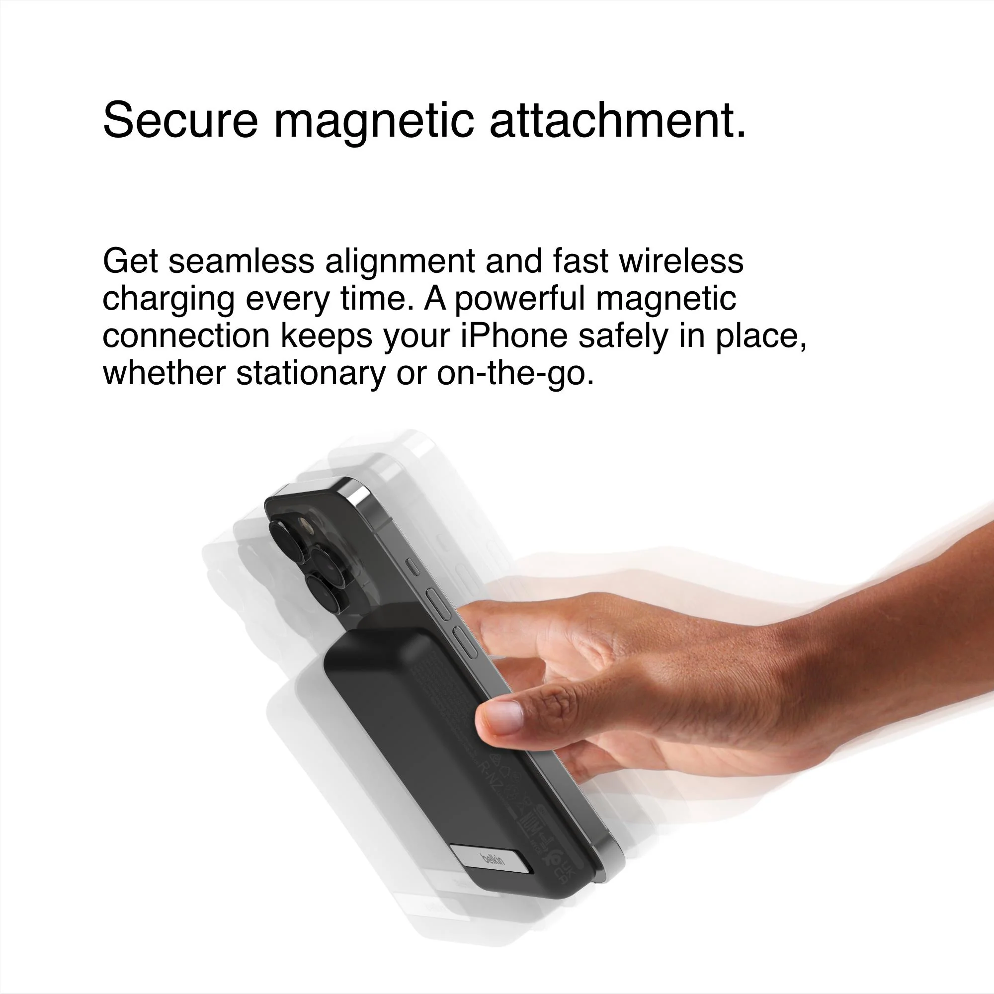 Belkin BoostUp Charge Magnetic Wireless Power Bank 5K + Stand (Black) - Image 5
