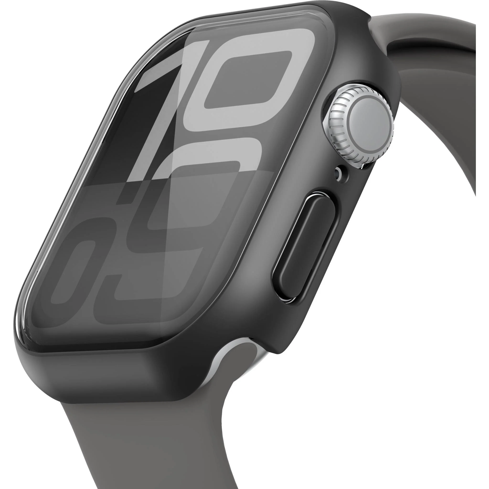 Belkin ScreenForce TemperedCurve 2-in-1 Screen Protector for Apple Watch Series 11/10 42mm (Black) - Image 2