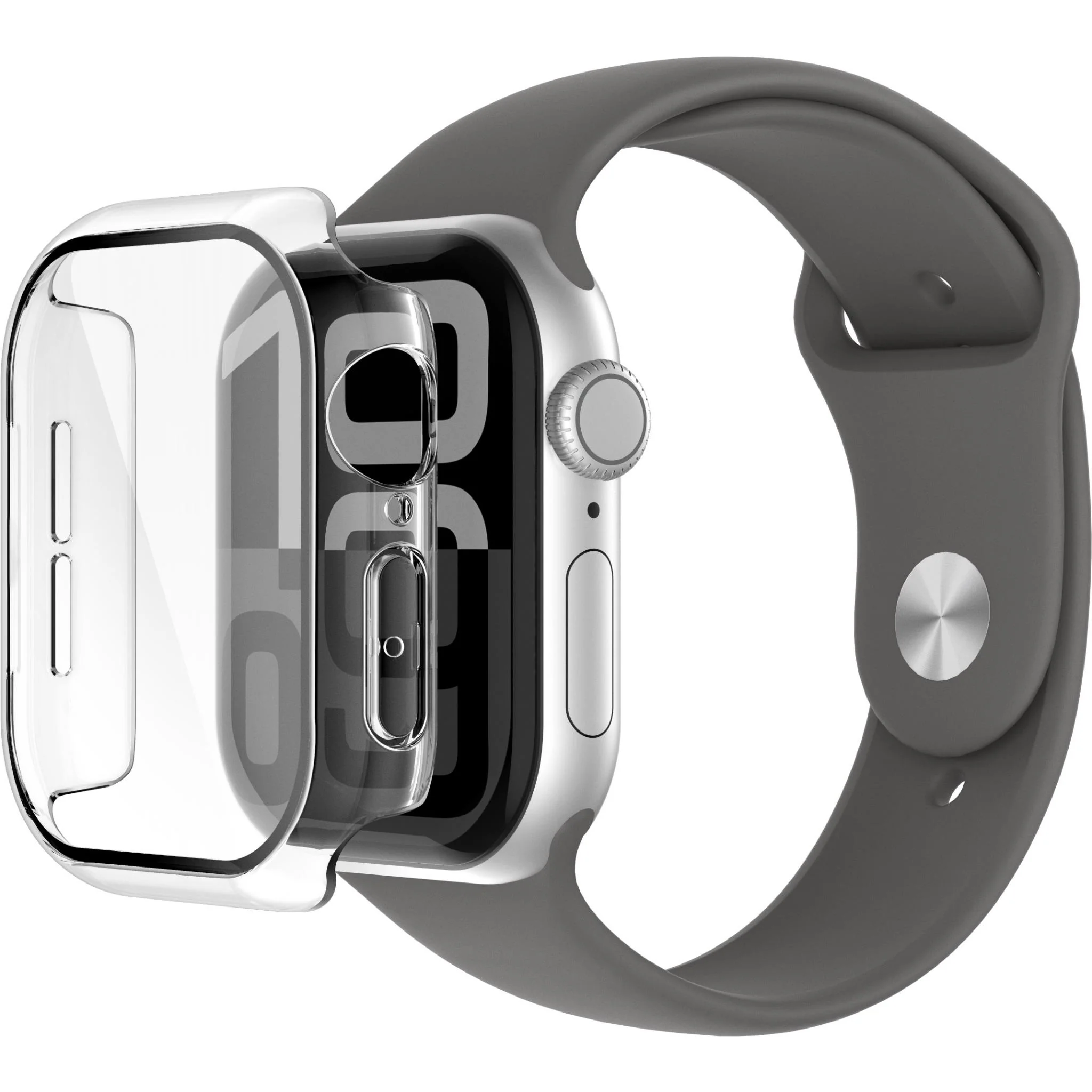 Belkin ScreenForce TemperedCurve 2-in-1 Screen Protector for Apple Watch Series 11/10 42mm (Clear)