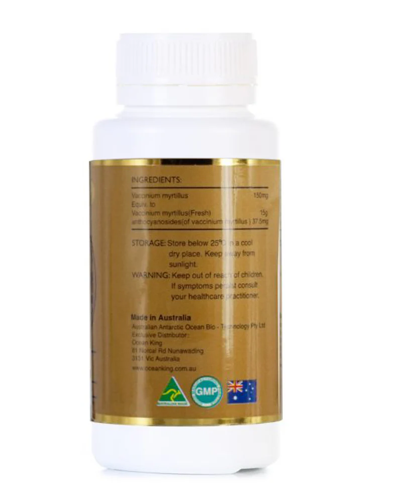 Ocean King 15000mg Bilberry 90 Soft Gel Capsules - Image 3