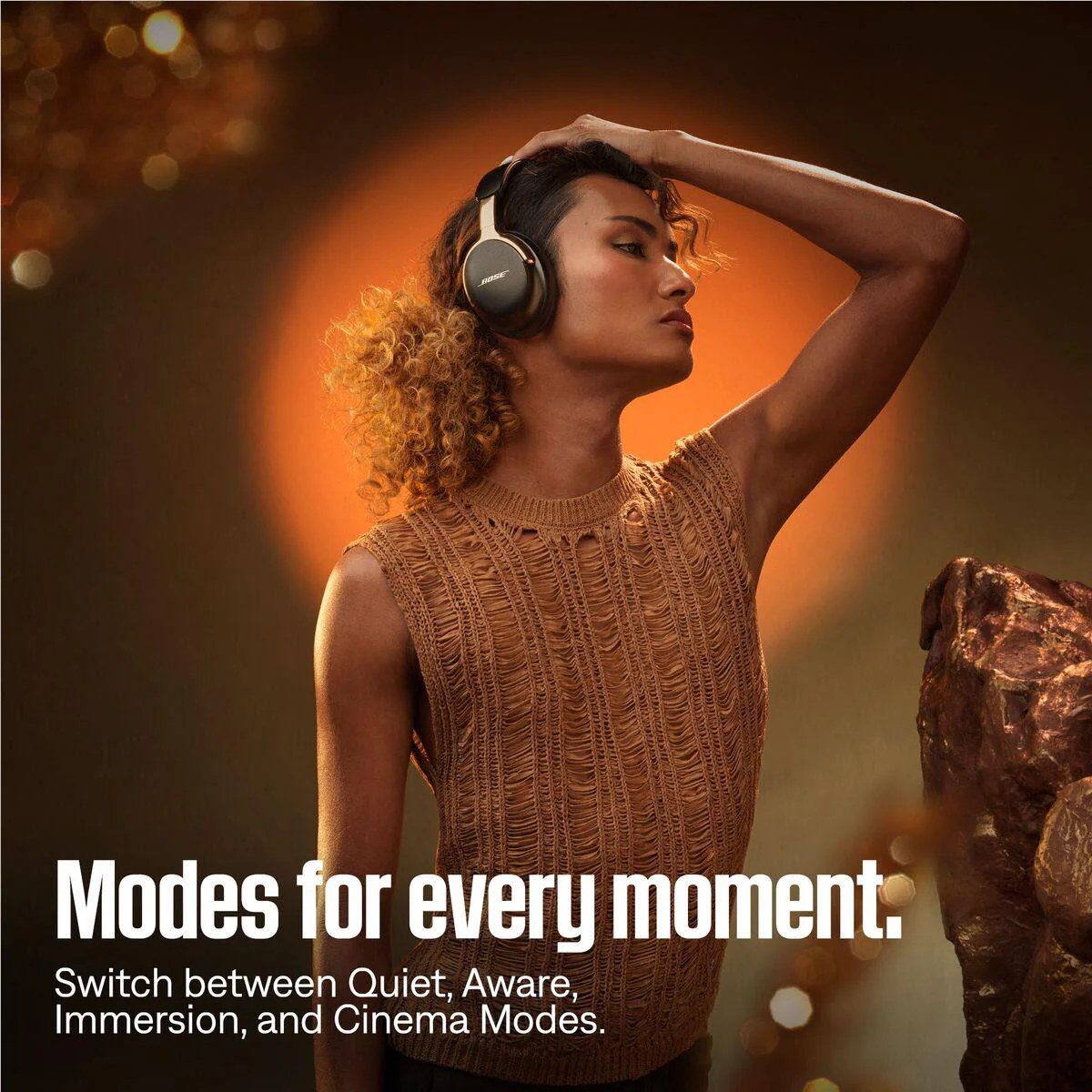 Bose QuietComfort Ultra Noise Cancelling Headphones Gen 2 (Desert Gold) - Image 6