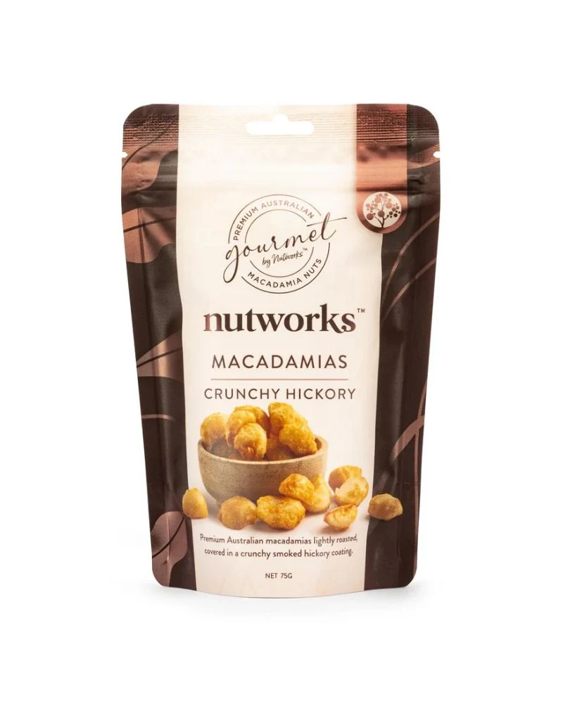Nutworks Crunchy Hickory Macadamias 75g