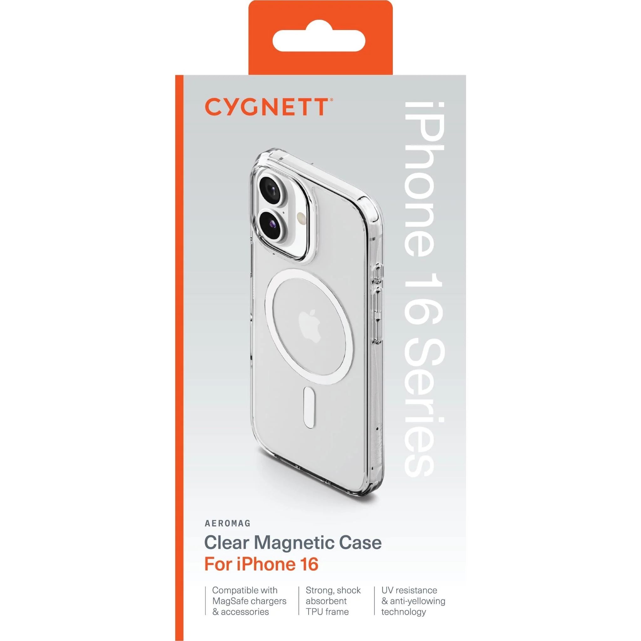 Cygnett AeroMag Case for Apple iPhone 16 (Clear) - Image 5