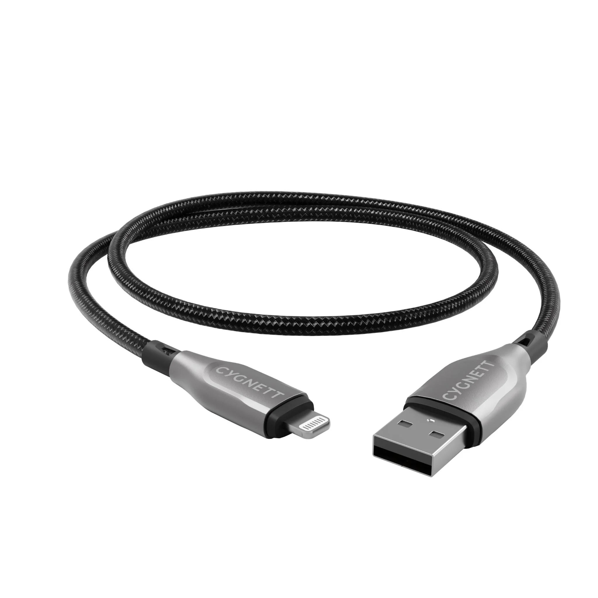 Cygnett Armoured Lightning to USB-A Cable 1M (Black) - Image 5