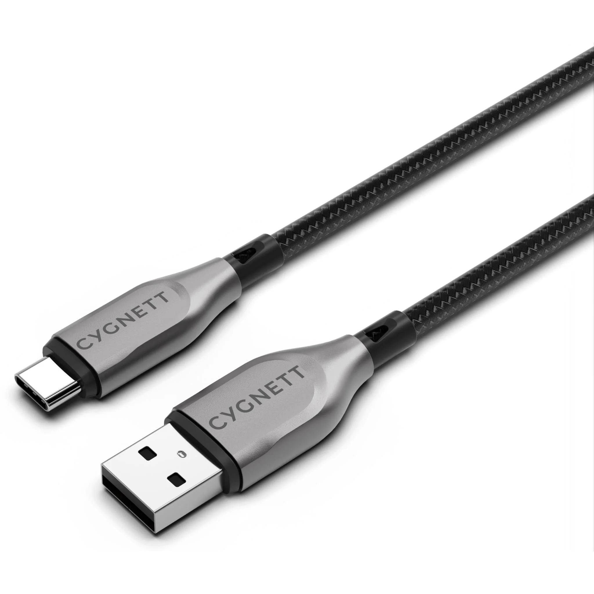 Cygnett Armoured USB-C to USB-A Cable 3M (Black)