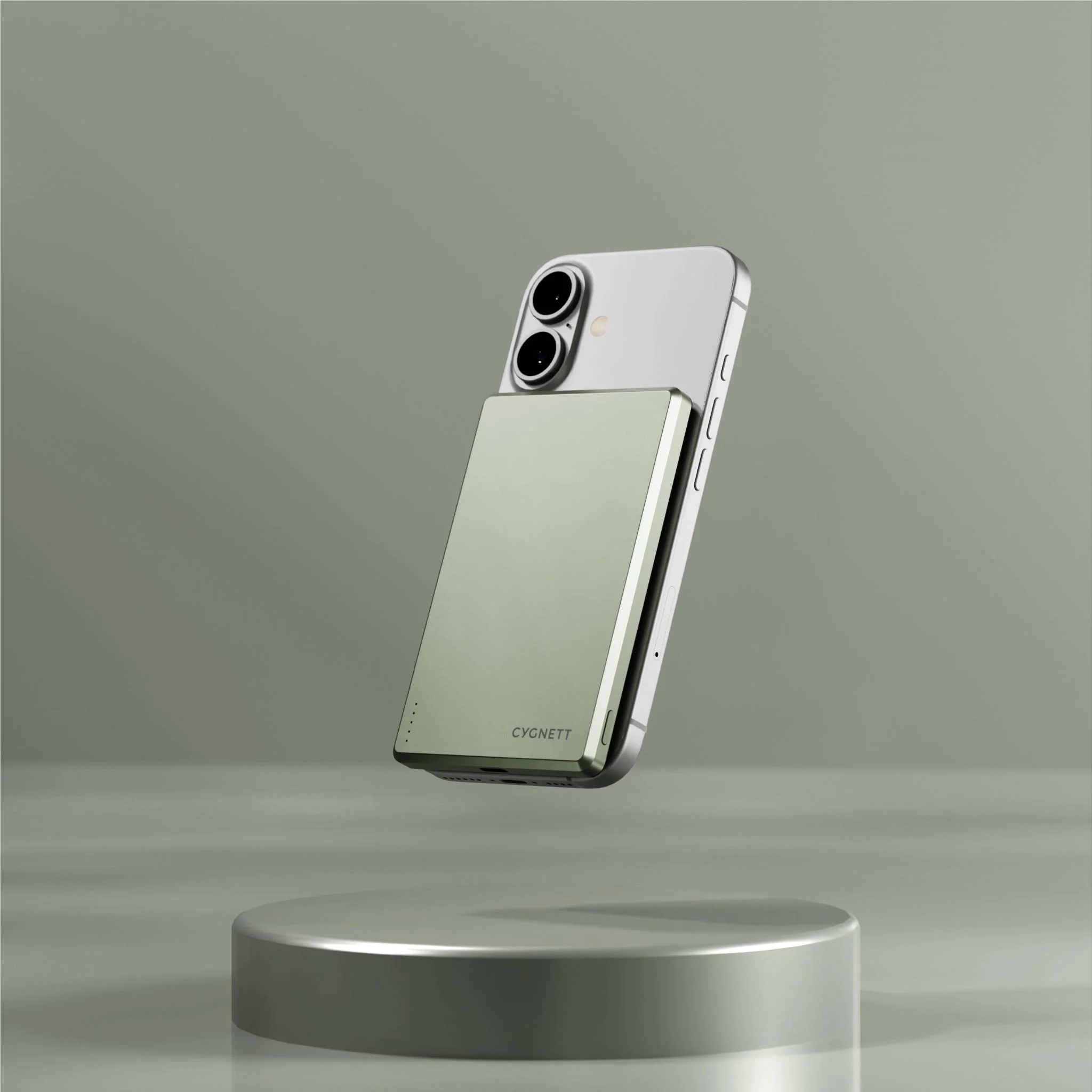 Cygnett Charge Connect 5K Magnetic Slim Power Bank (Green) - Image 3