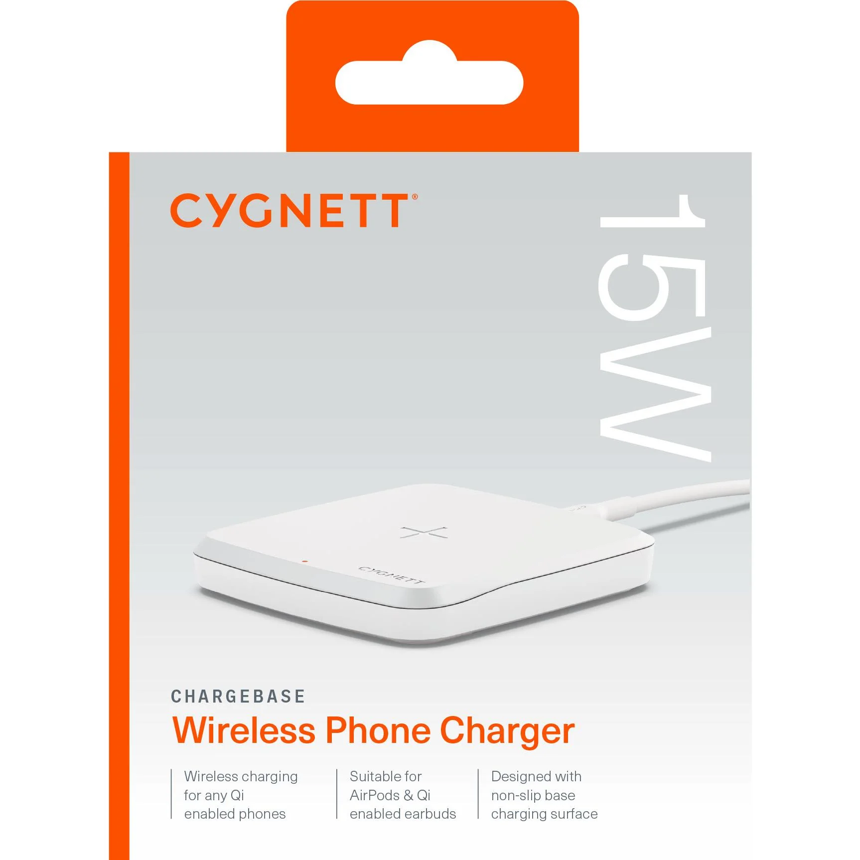 Cygnett ChargeBase 15W Wireless Phone Charger (White) - Image 9