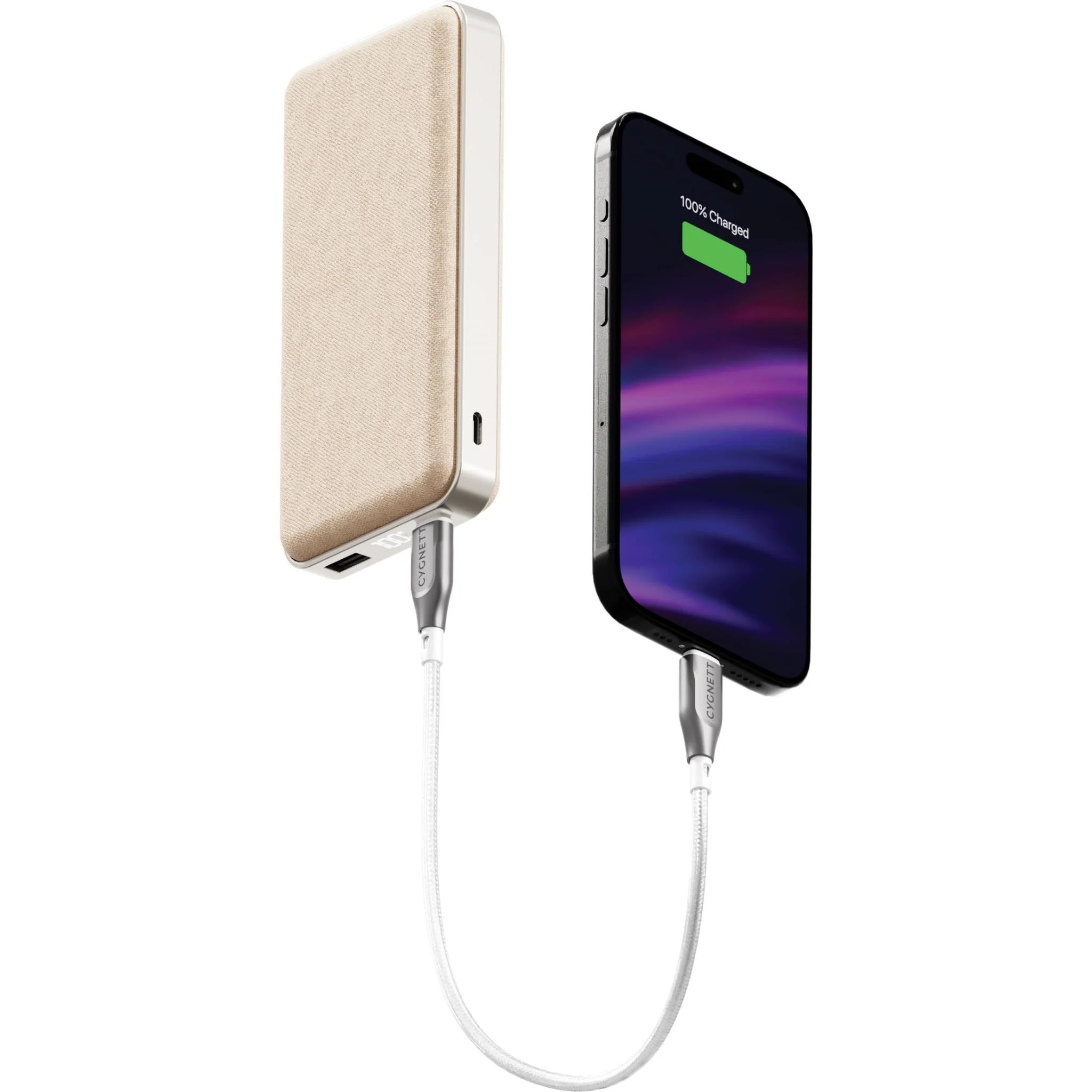 Cygnett ChargePro 20K Power Bank (Champagne) - Image 3