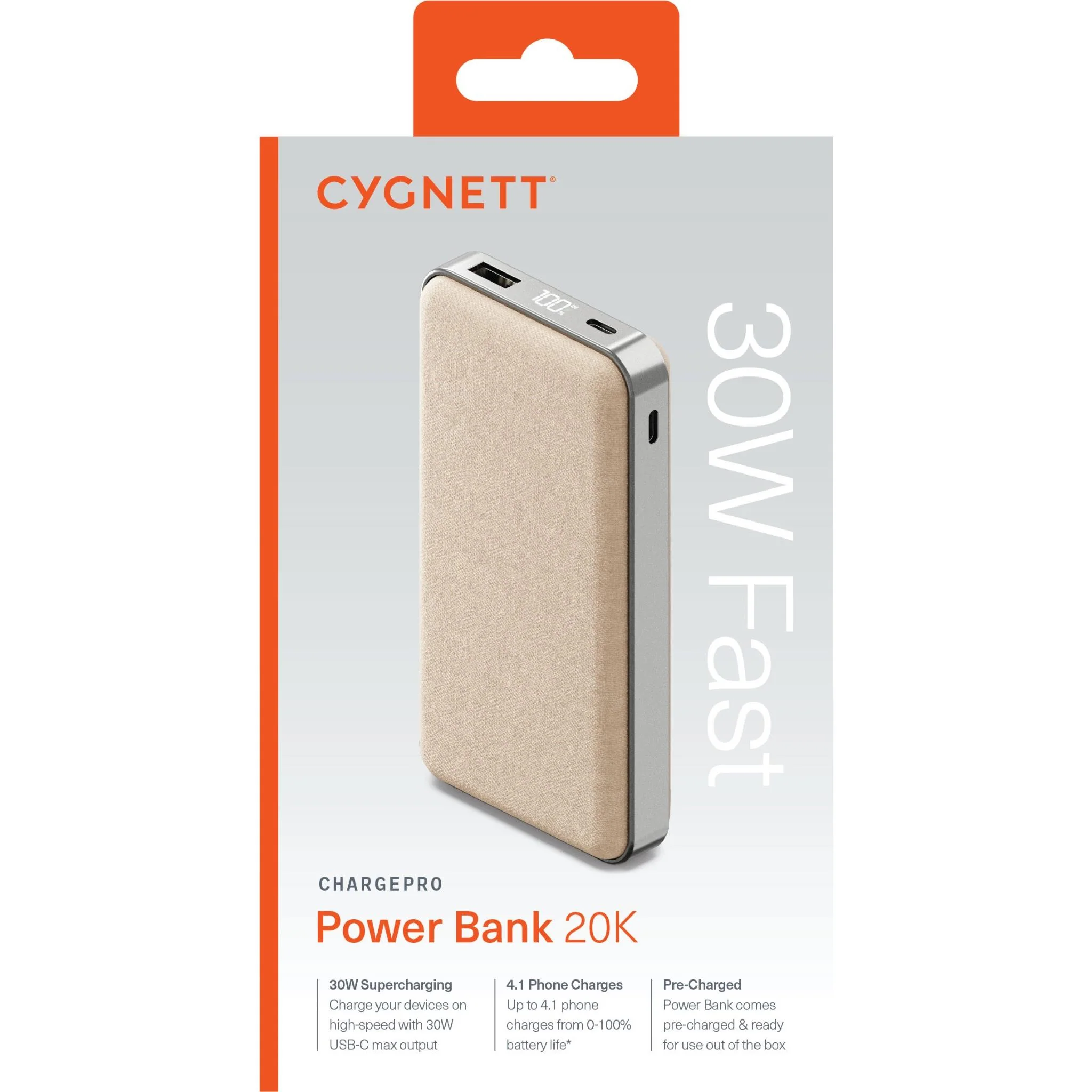 Cygnett ChargePro 20K Power Bank (Champagne) - Image 8