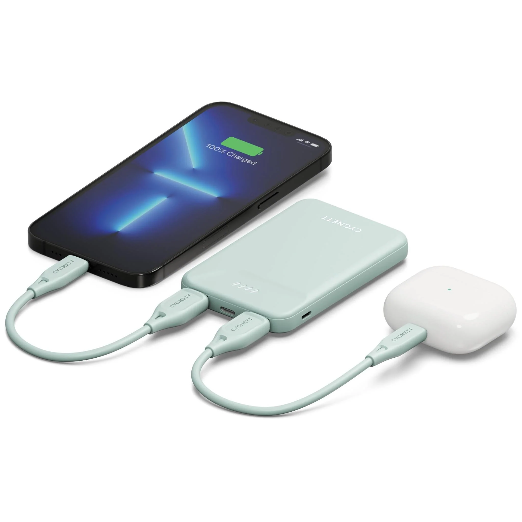 Cygnett ChargeUp Move Gen2 5K Power Bank (Green) - Image 2