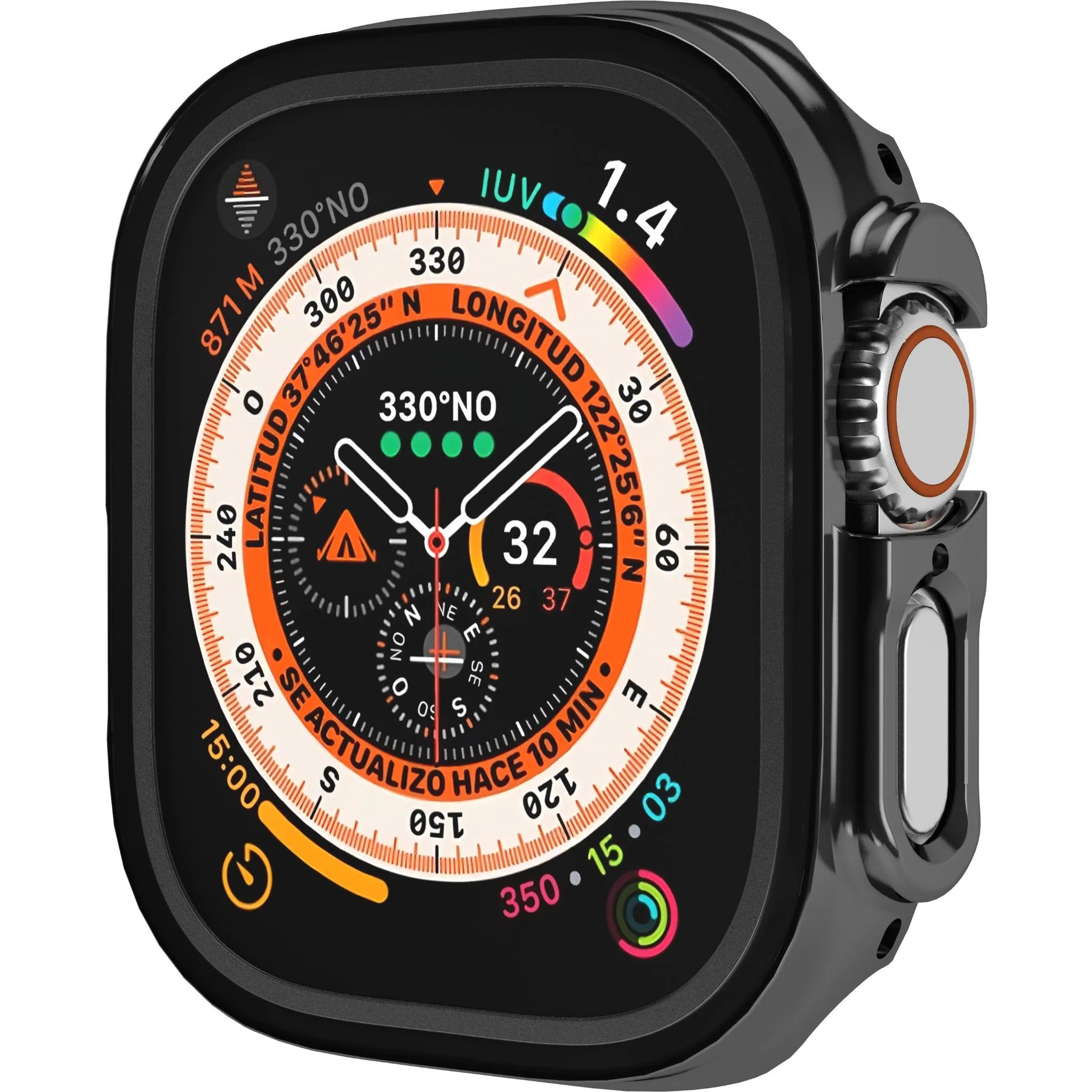 Cygnett EdgeShield for Apple Watch Ultra 1, 2 & 3 49mm (Black) - Image 2