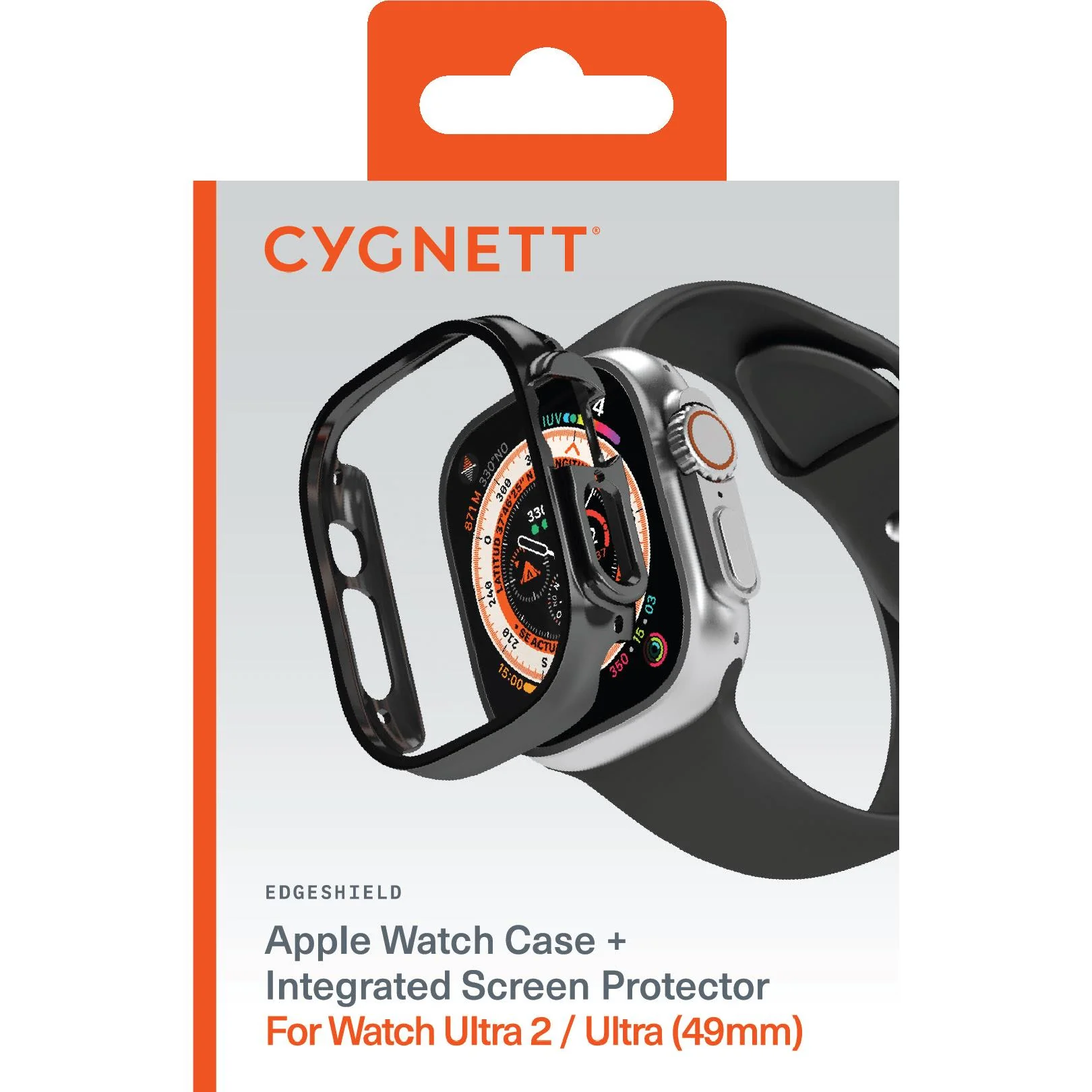 Cygnett EdgeShield for Apple Watch Ultra 1, 2 & 3 49mm (Black) - Image 5
