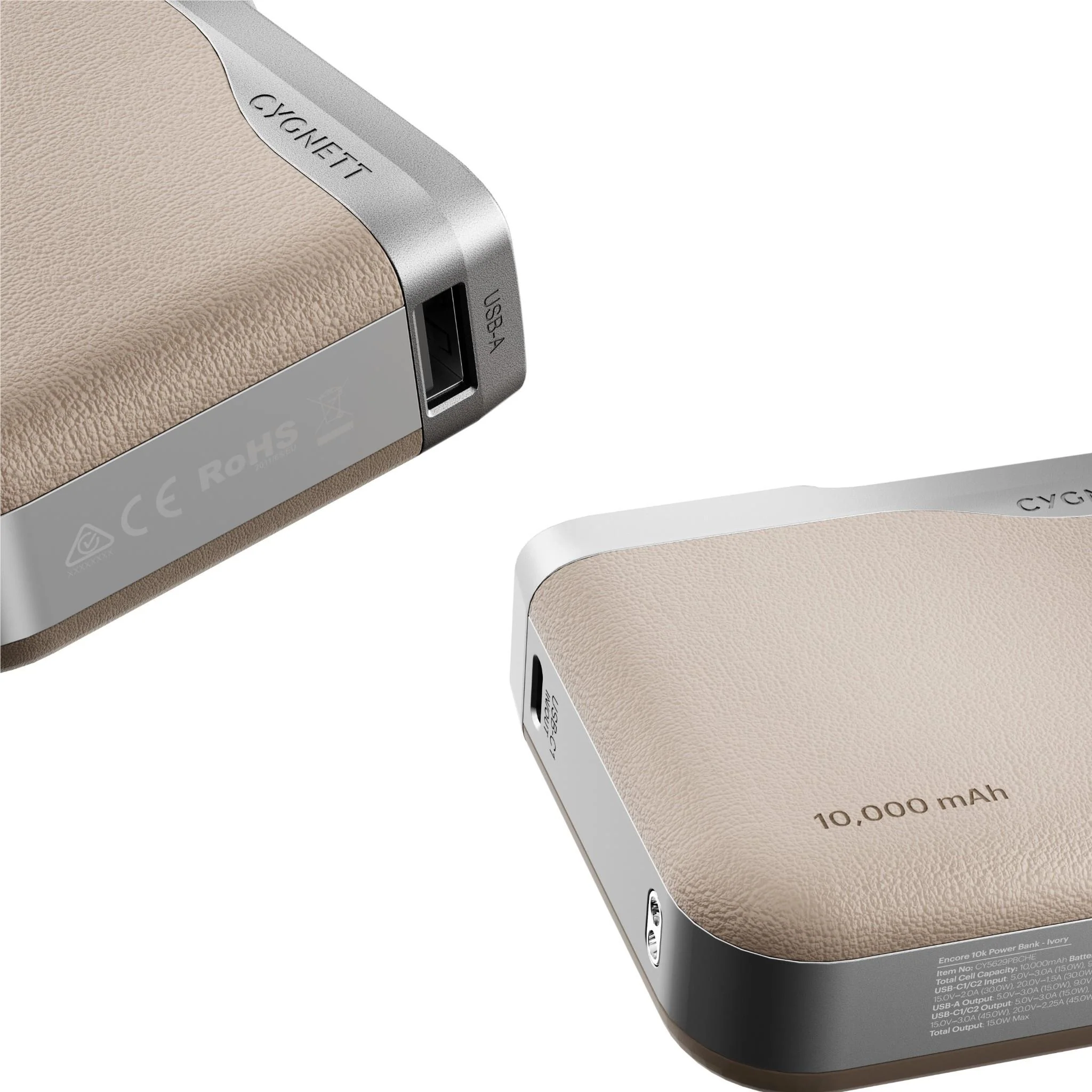 Cygnett Encore 10k Power Bank (Ivory) - Image 2