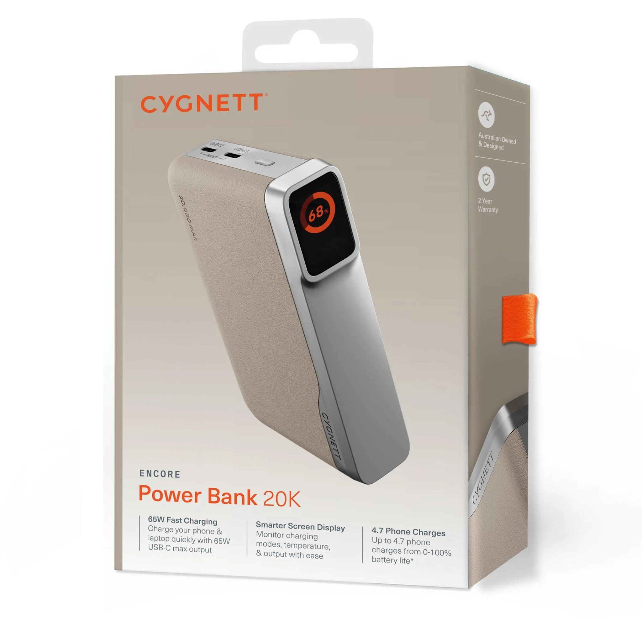 Cygnett Encore 20k Power Bank (Ivory) - Image 9
