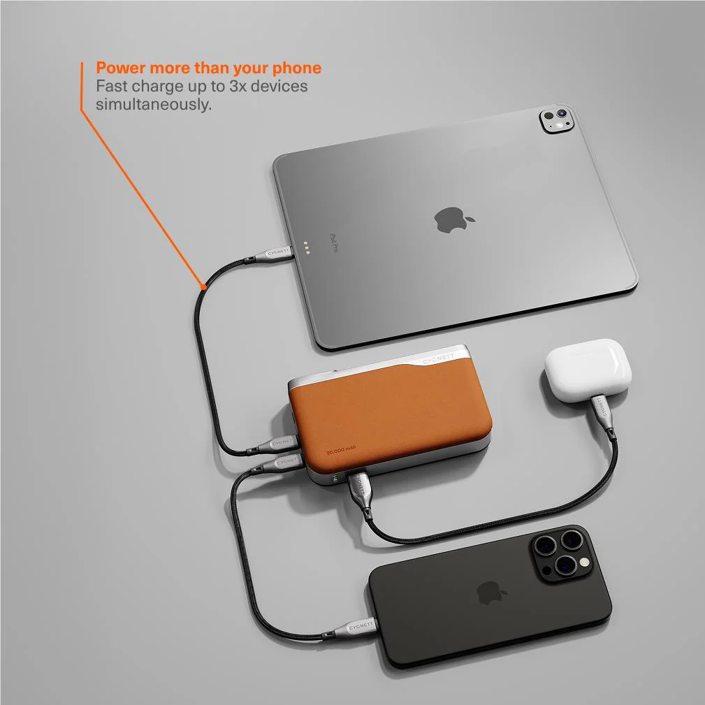 Cygnett Encore 20k Power Bank (Tan) - Image 6
