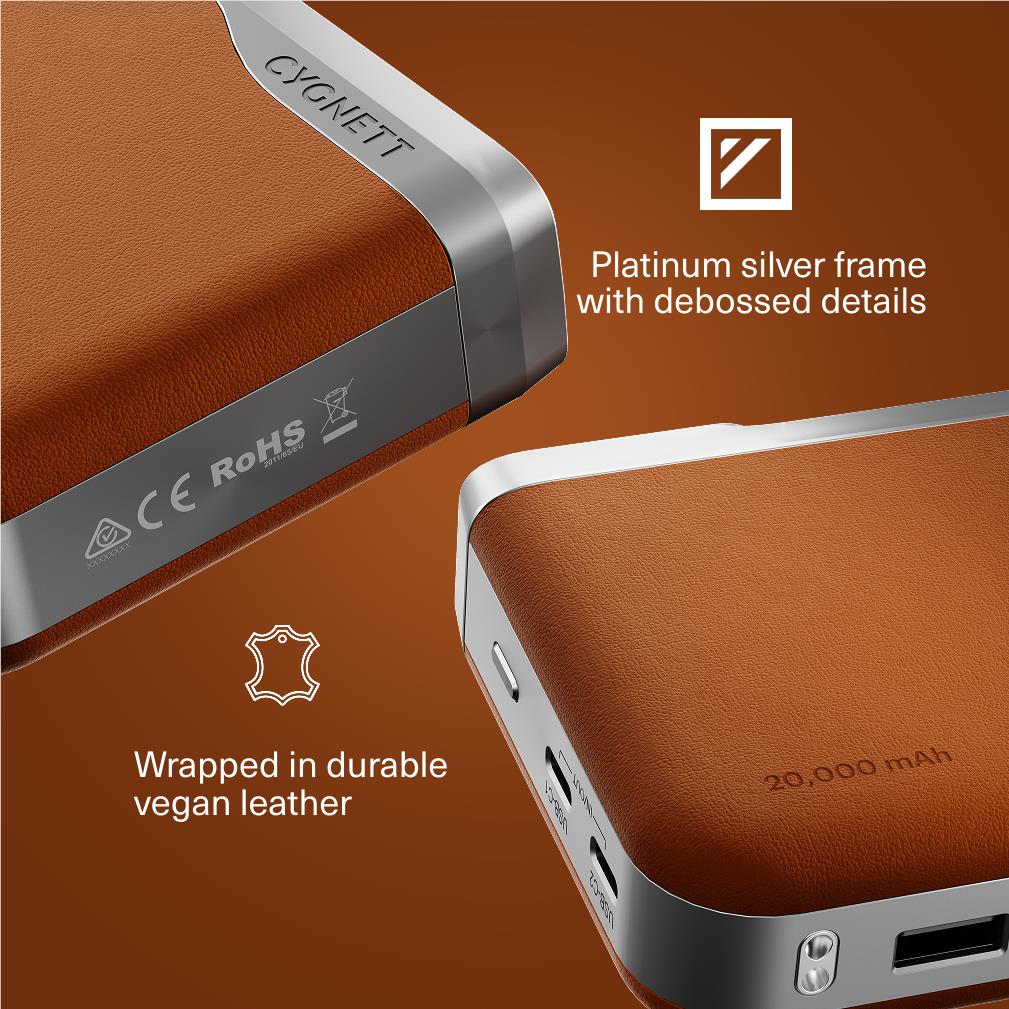 Cygnett Encore 20k Power Bank (Tan) - Image 8