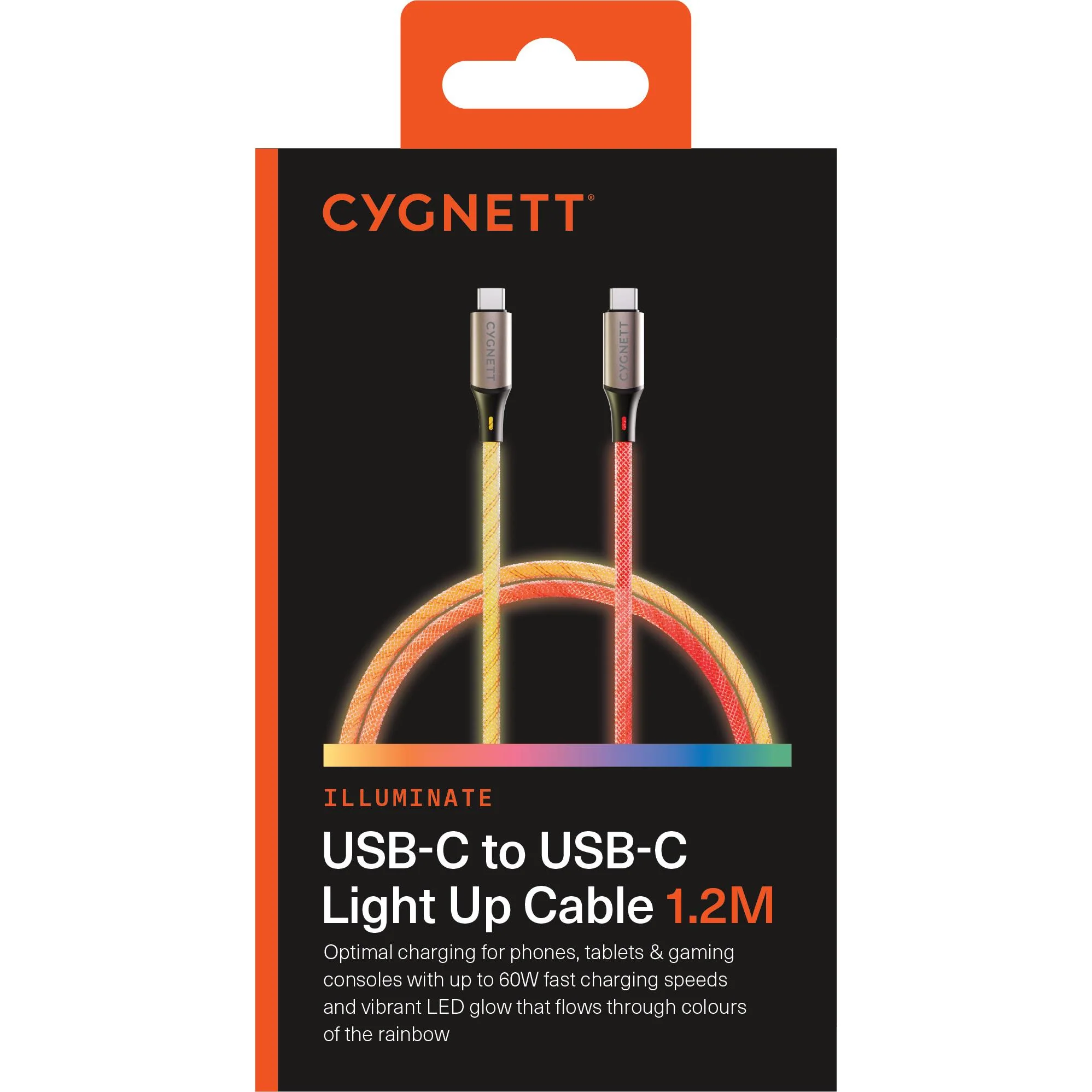 Cygnett Illuminate USB-C to USB-C Light Up Cable 1.2m - Image 4