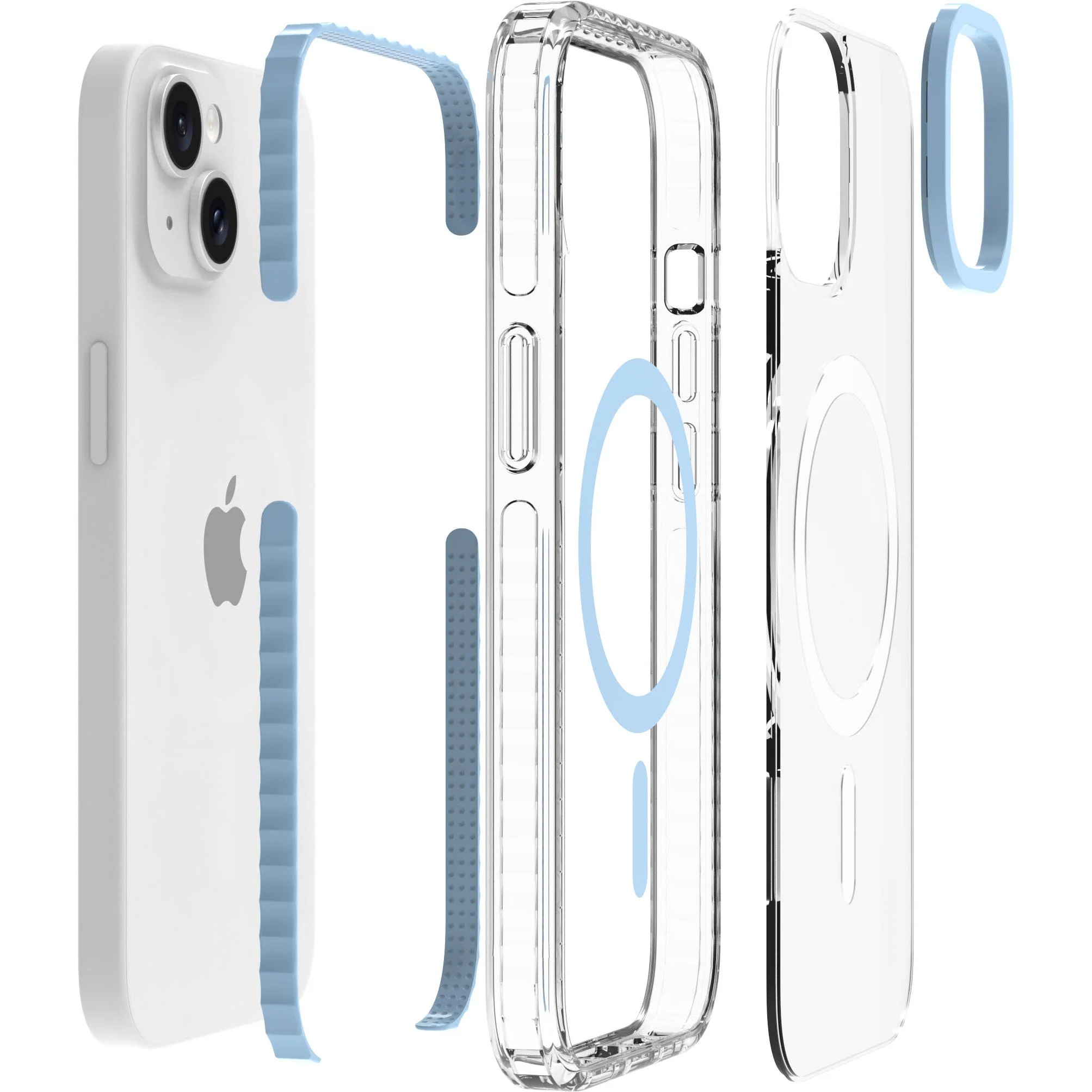 Cygnett Charge and Connect Magsafe Case for iPhone 13/14/15/16e (Blue) - Image 4