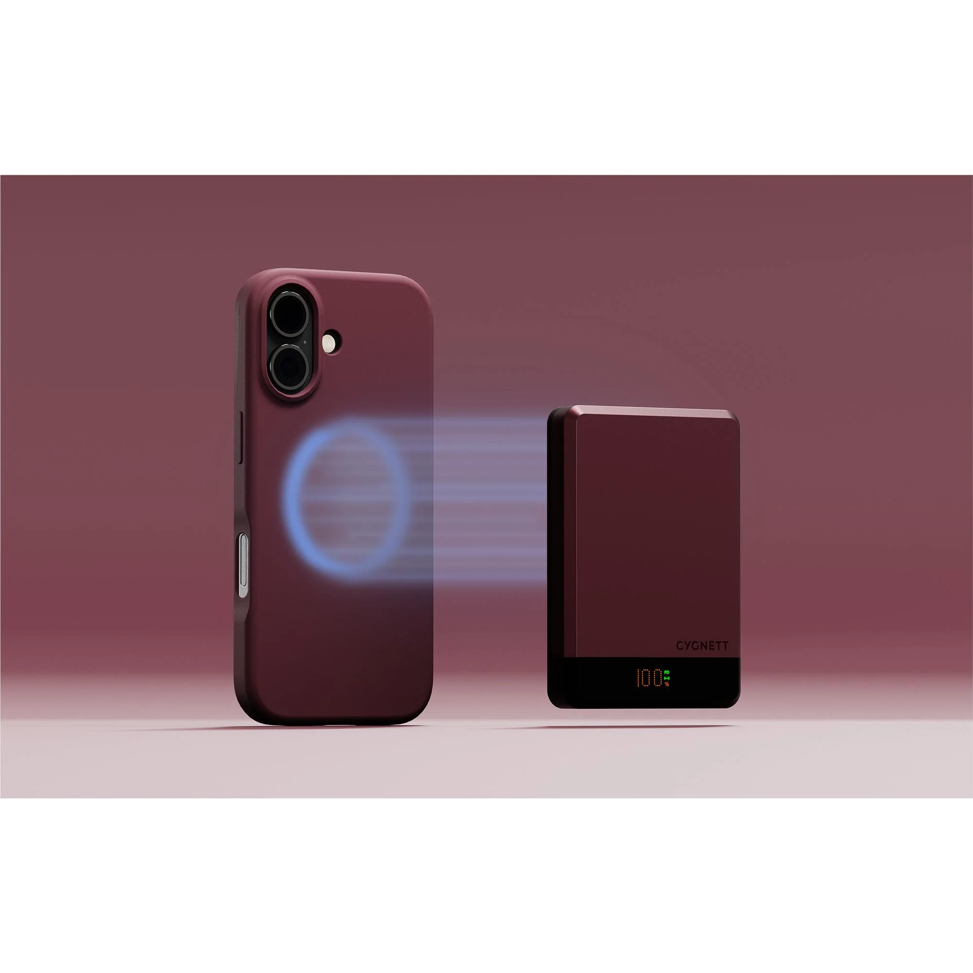 Cygnett MagSlim 10k Power Bank (Cherry) - Image 6