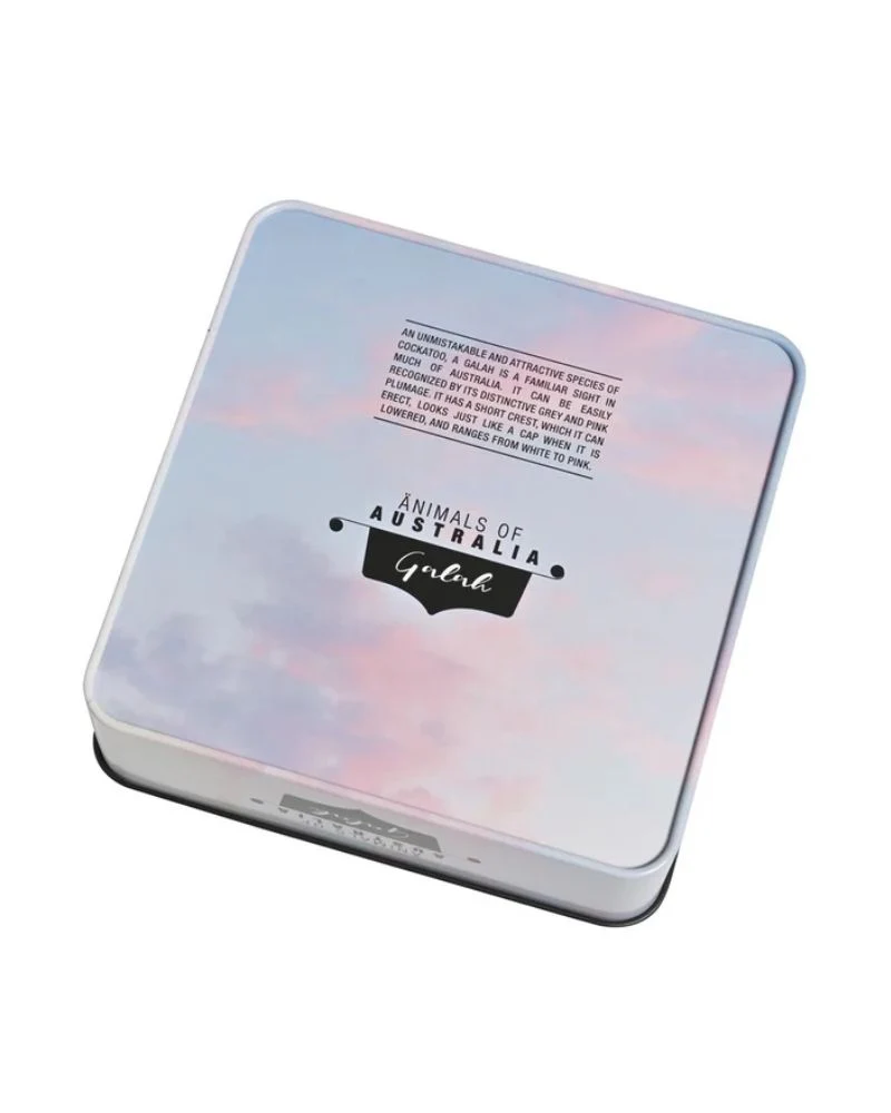 Banksia Red Animals of Australia 'Galah' Macadamia Butter Finger Biscuits Tin 150g - Image 3