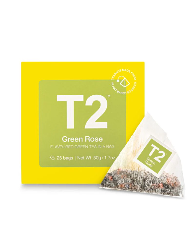 Green Rose Tea Bag Cube 25 pack 50g