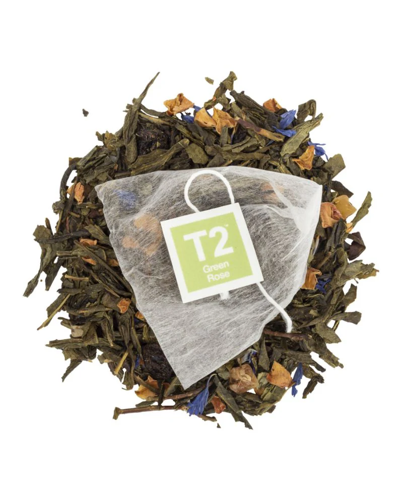 Green Rose Tea Bag Cube 25 pack 50g - Image 2