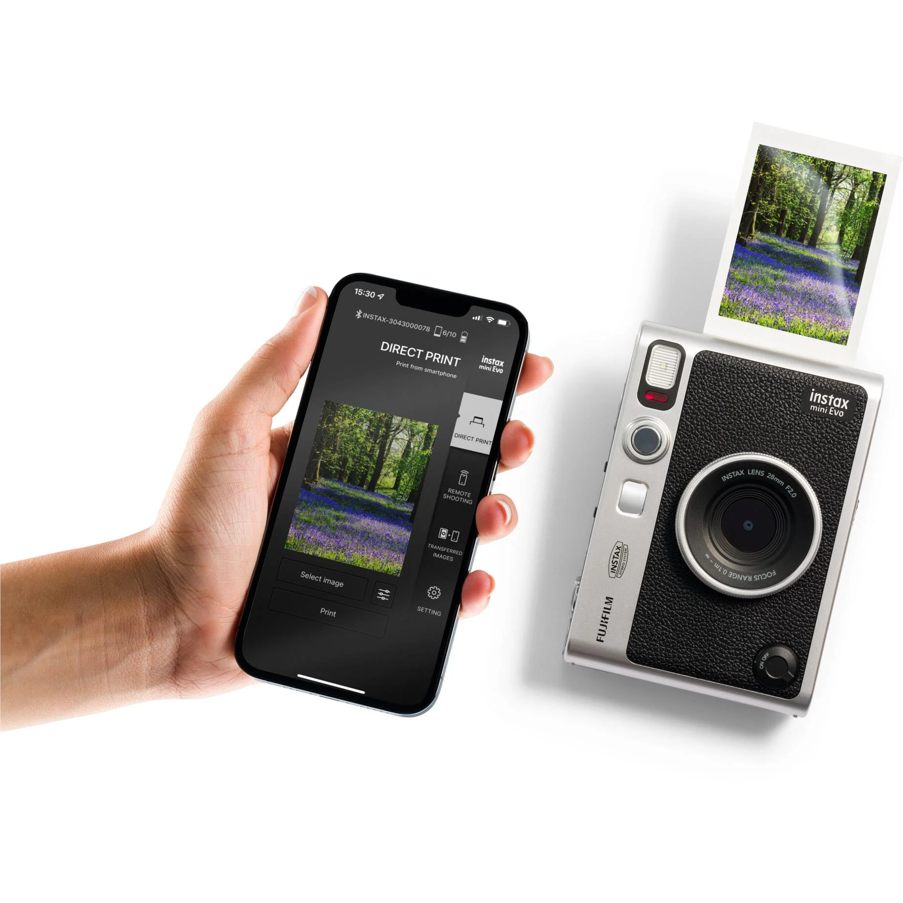 Instax Mini EVO Instant Camera (Black) - Image 12