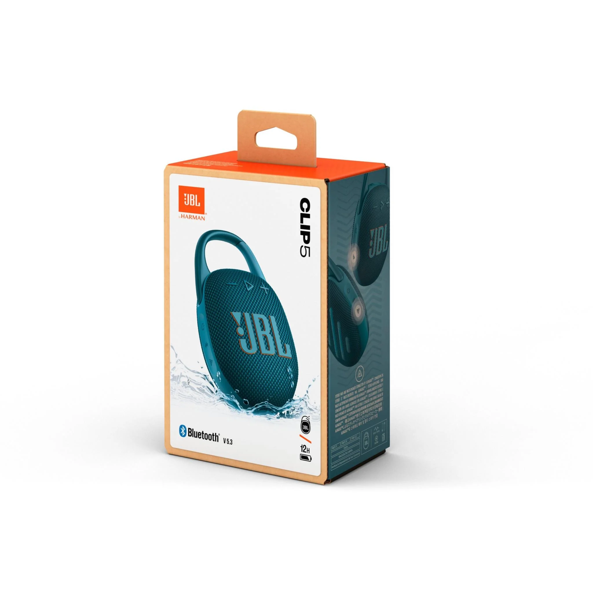JBL Clip 5 Portable Bluetooth Speaker (Blue) - Image 8
