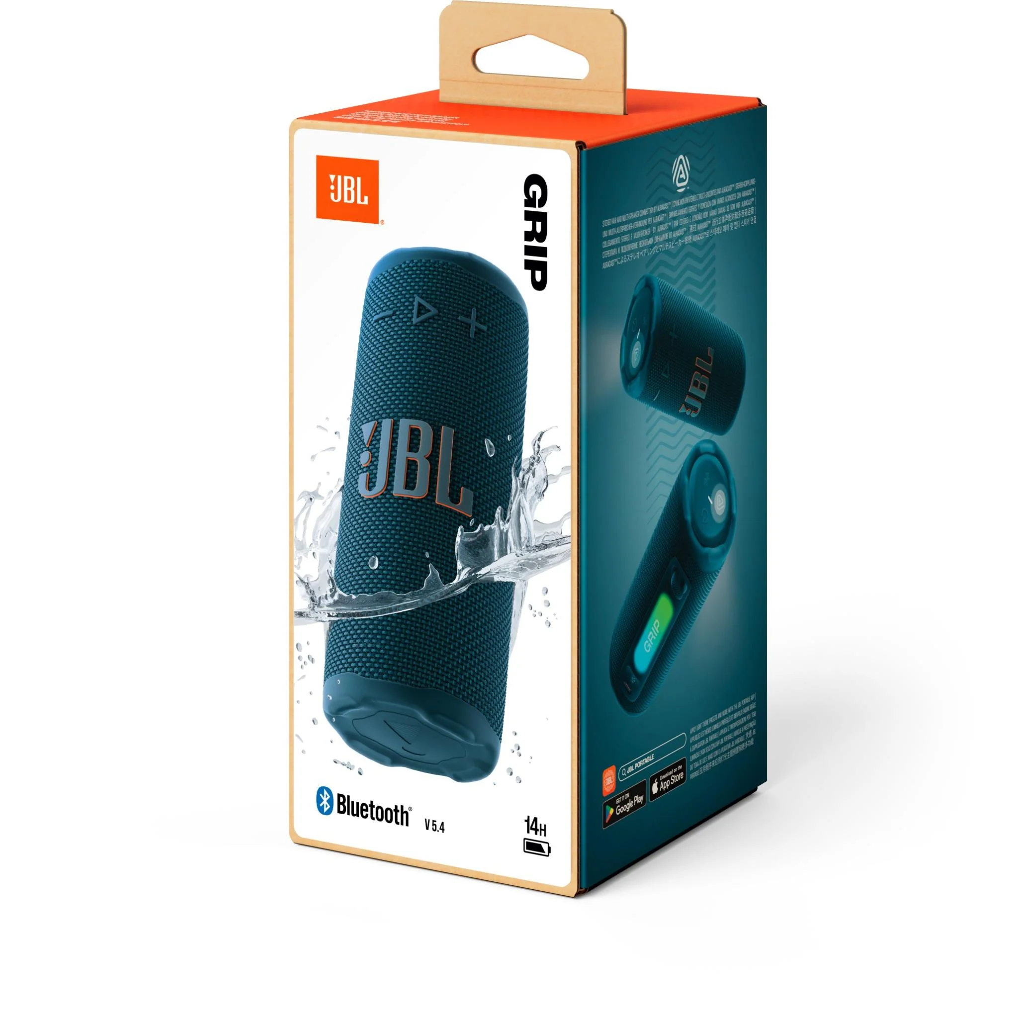 JBL Grip Compact Portable Speaker with Ambient Light (Blue) - Image 6