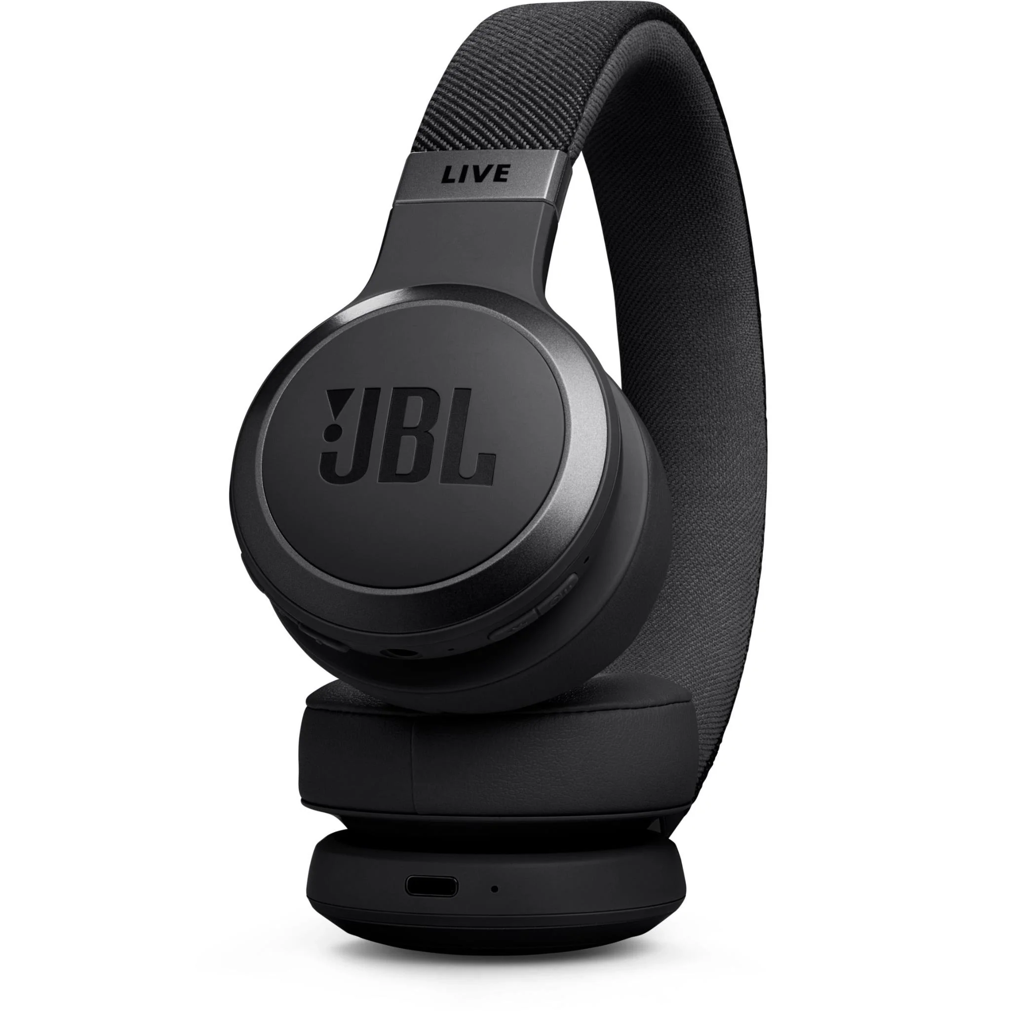 JBL Live 670 Wireless True Adaptive Noise Cancelling On-Ear Headphones (Black) - Image 4