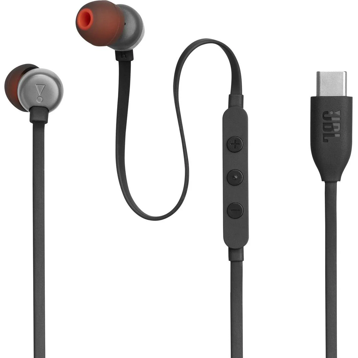 JBL Tune 310C USB-C Wired In-Ear Headphones (Black) - Image 2
