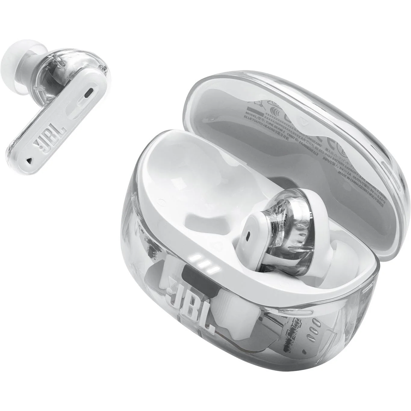 JBL Tune Beam 2 True Wireless Noise Cancelling Earbuds (Ghost White) - Image 5