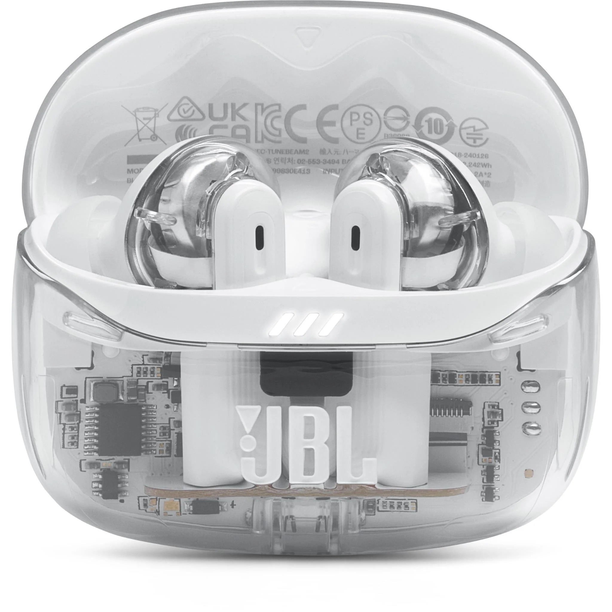 JBL Tune Beam 2 True Wireless Noise Cancelling Earbuds (Ghost White) - Image 7