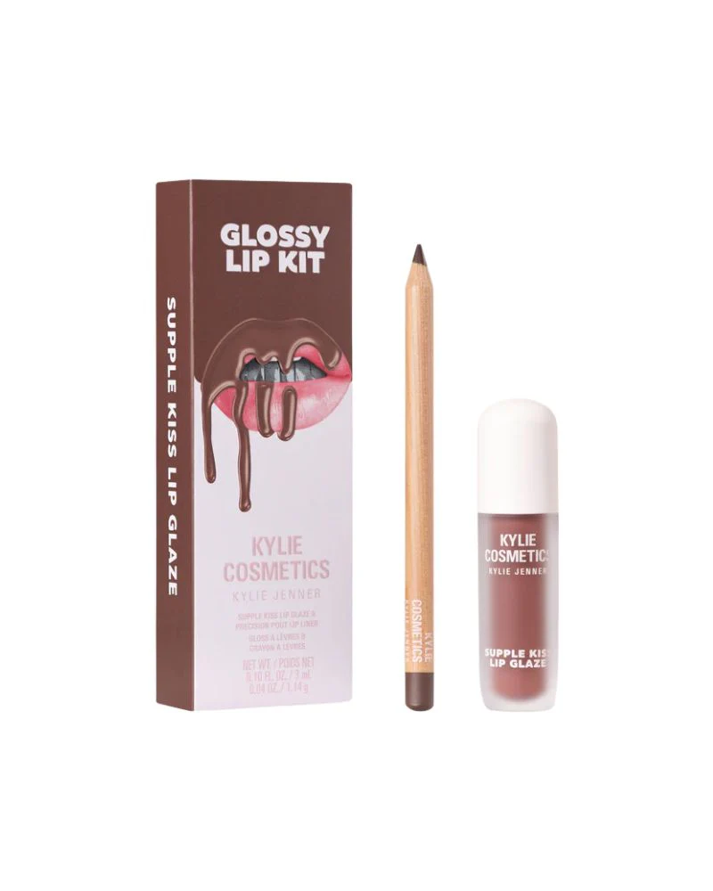 Kylie Cosmetics Supple Kiss Glossy Lip Kit - Espresso