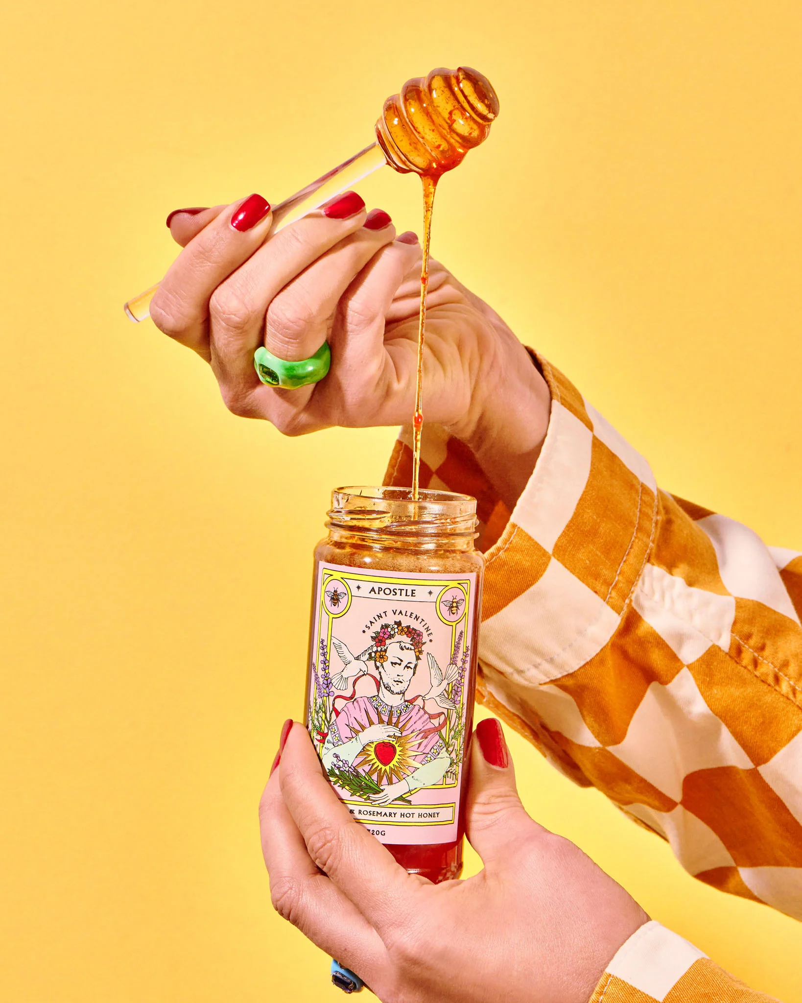 Lavender &rosemary Hot Honey 320g - Image 3
