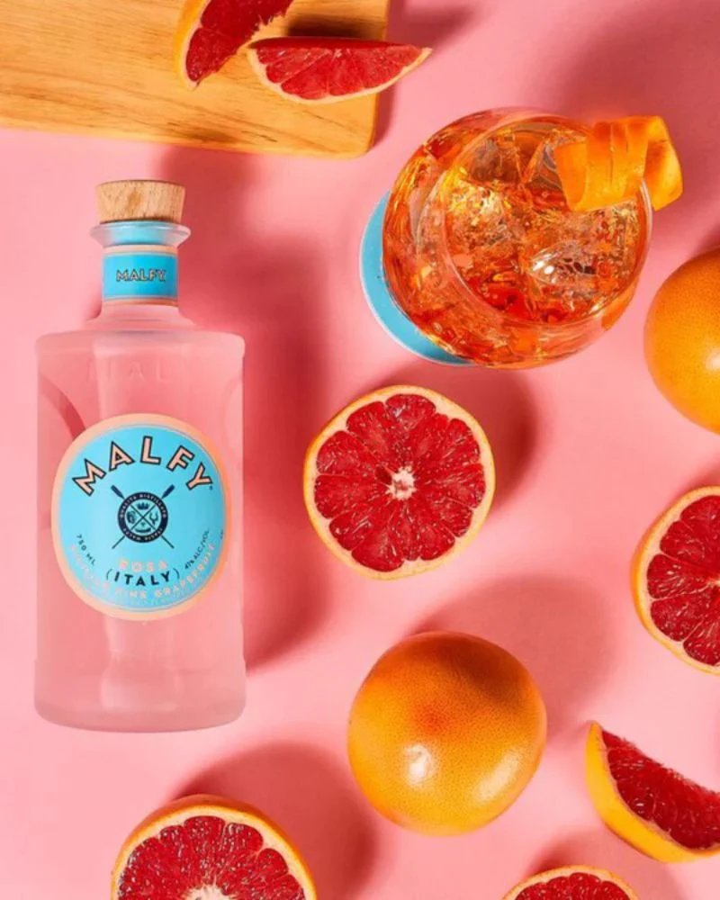 Malfy Gin Rosa Sicilian Pink Grapefruit Gin 1L - Image 2