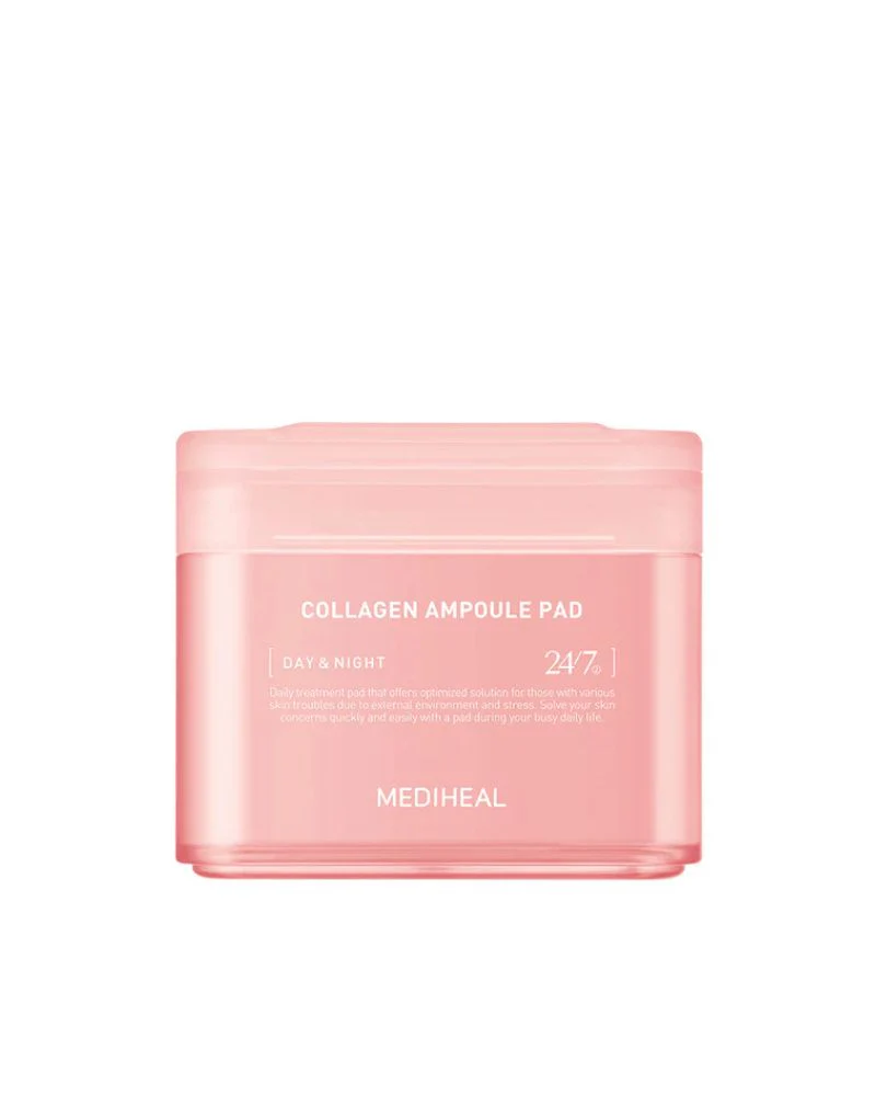 MEDIHEAL Collagen Ampoule Pad (100 Pads)