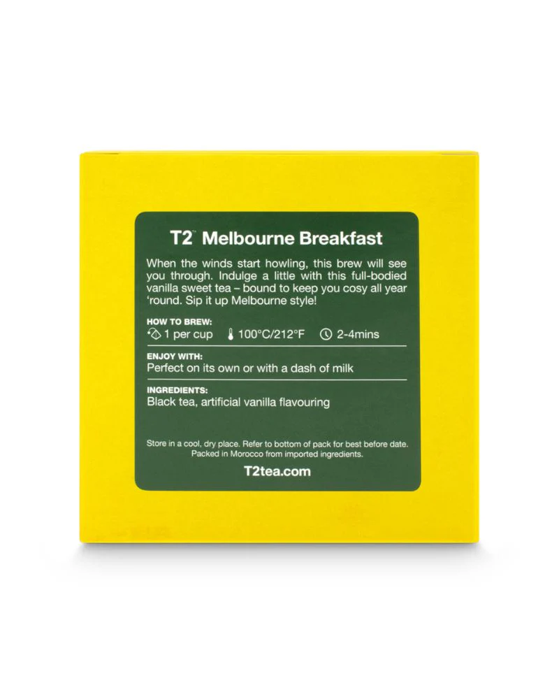 Melbourne Breakfast Tea Bag Cube 25 pack 50g - Image 3