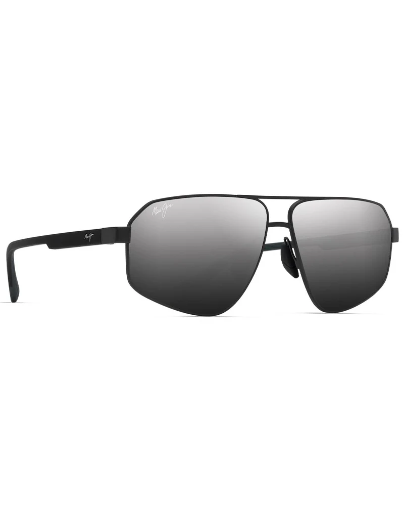 Maui Jim Keawawa DSB620-02 Matte Gunmetal w Black / Dual Mirror Silver to Black Polarised Lenses - Image 3