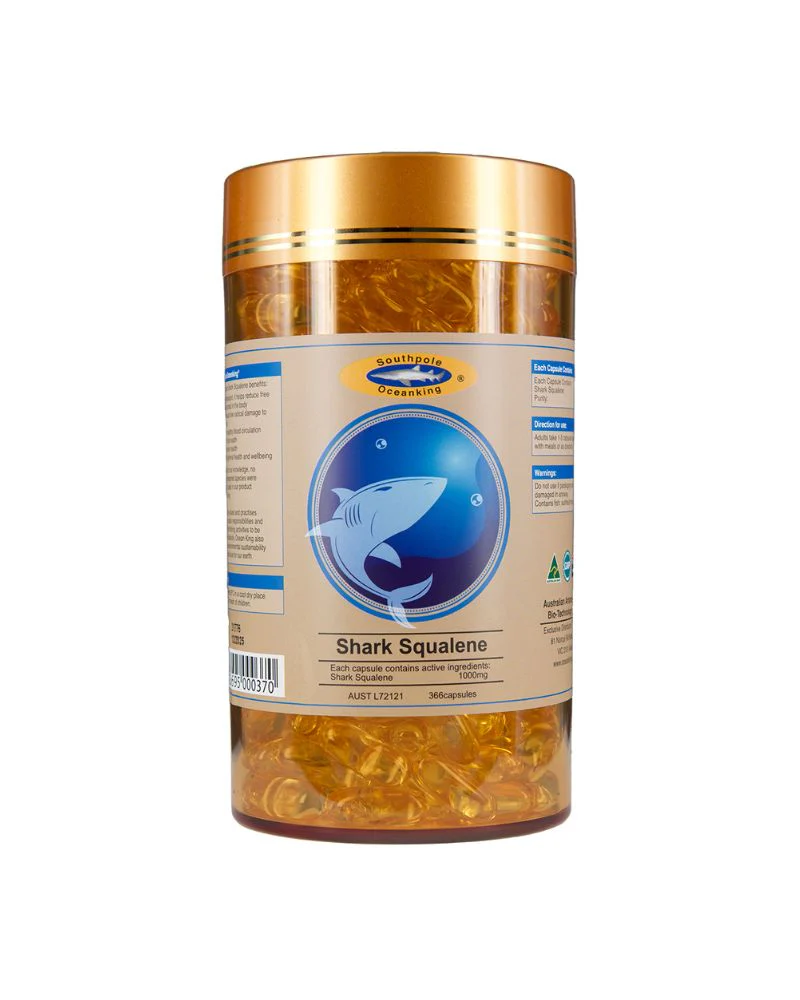 Ocean King Deep Ocean Shark Squalene 1000mg 366 Capsules