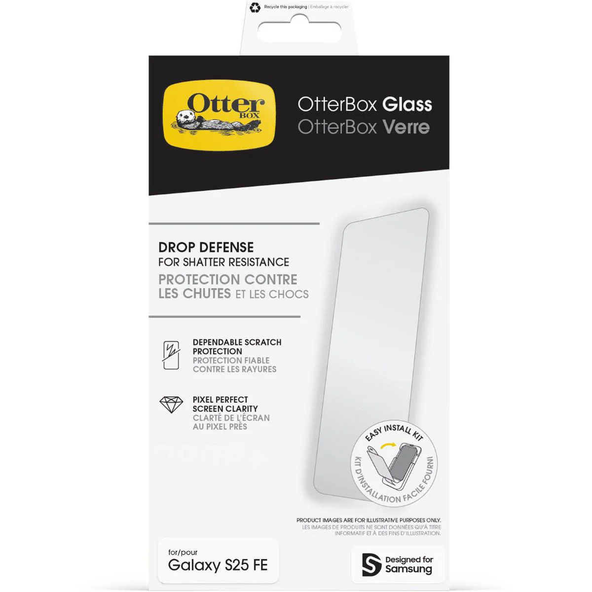 Otterbox Glass Screen Protector for Galaxy S25 FE - Image 4