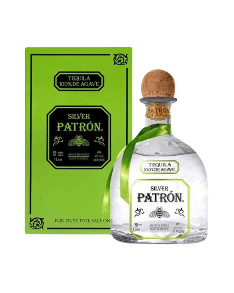 Patron Silver Tequila 1L - Image 3