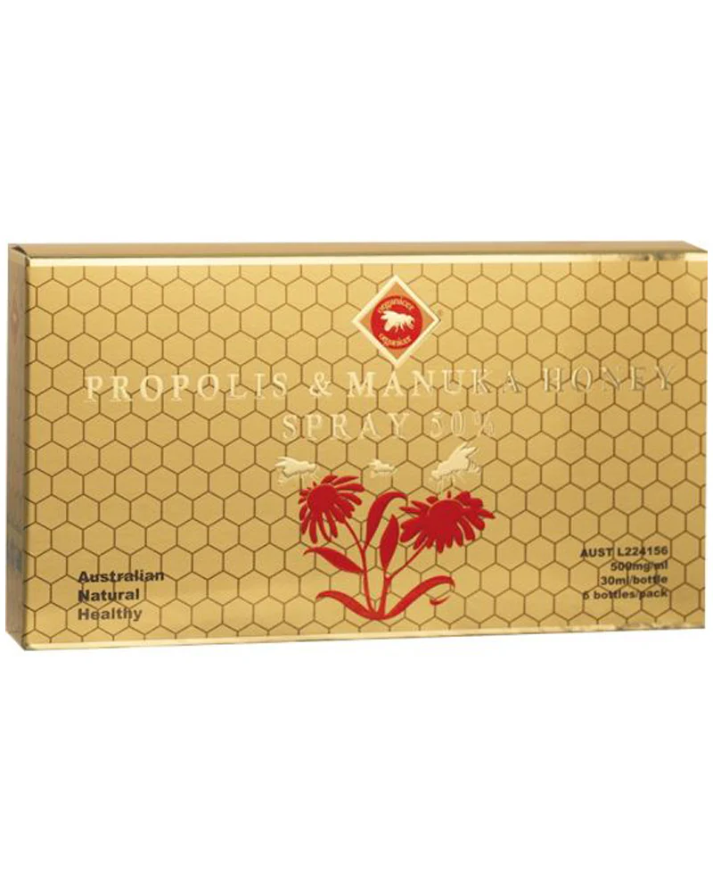 Propolis &amp; Manuka Honey Spray 50% Gift Pack 6x30ml