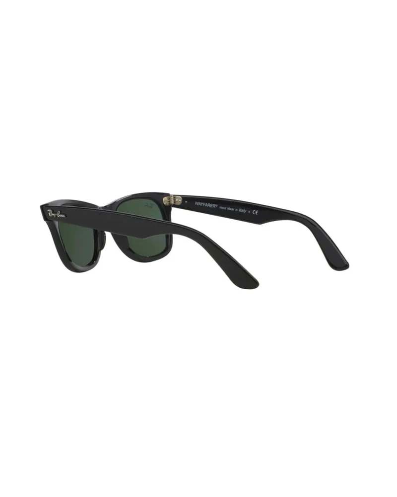 RAY-BAN Original Wayfarer RB2140 901 BLACK/CRYSTAL GREEN - Image 2