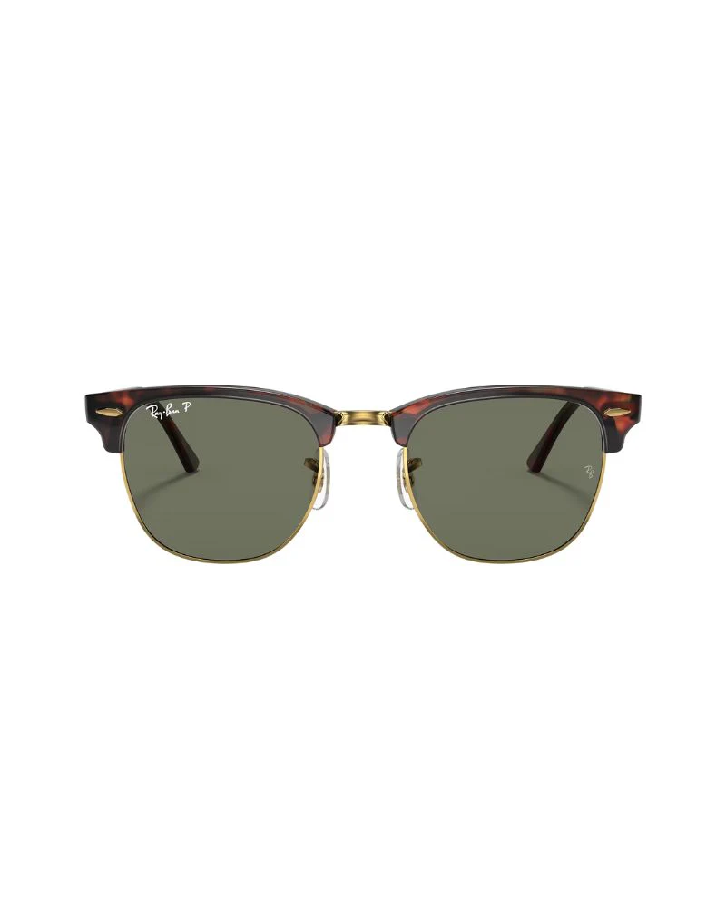 Ray Ban Sunglasses Clubmaster RB3016 W0365 51-21 Ebony Crystal Green - Image 2